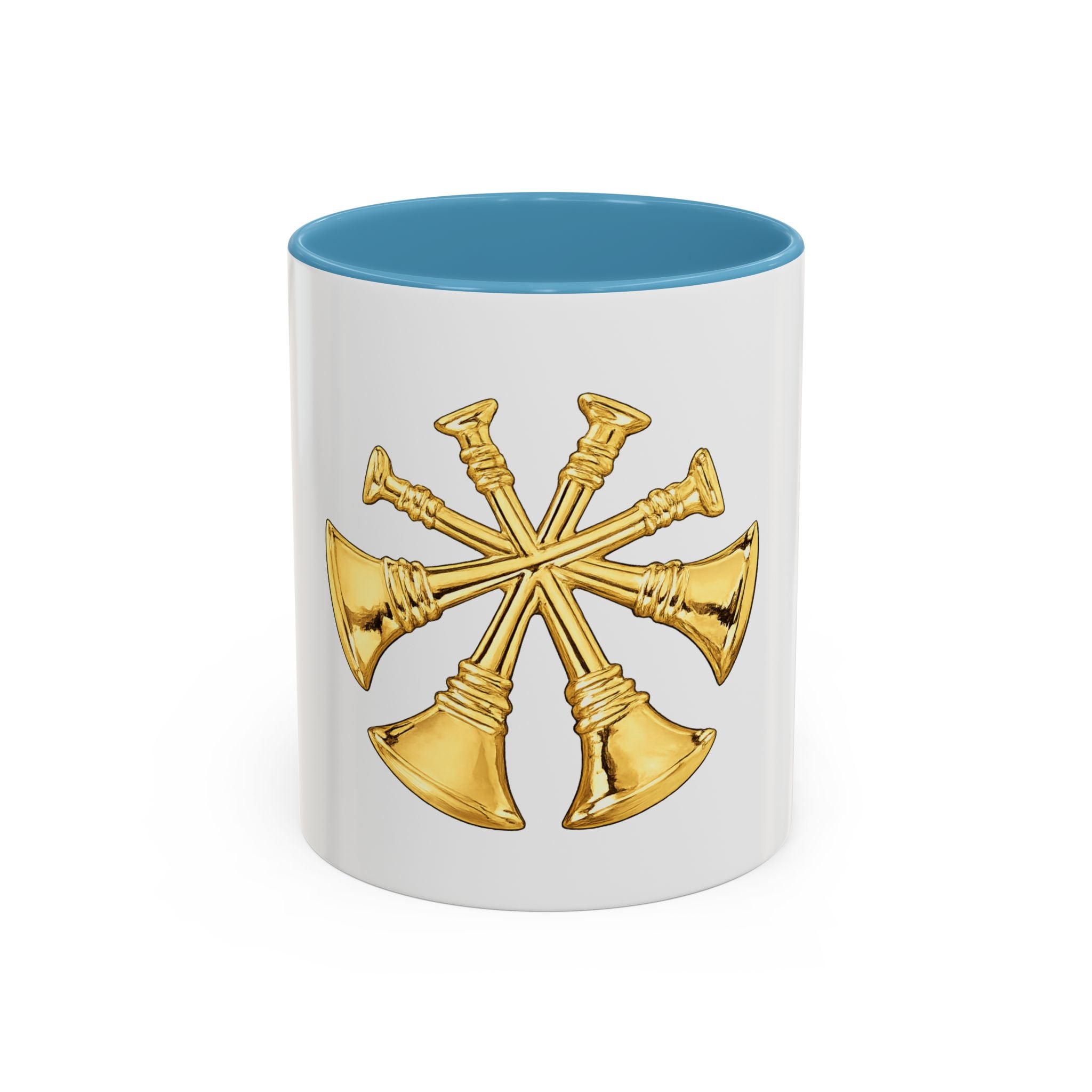 Deputy/Assistant Fire Chief Accent Coffee Mug — Firefighter Rank Insignia (11/15 oz)