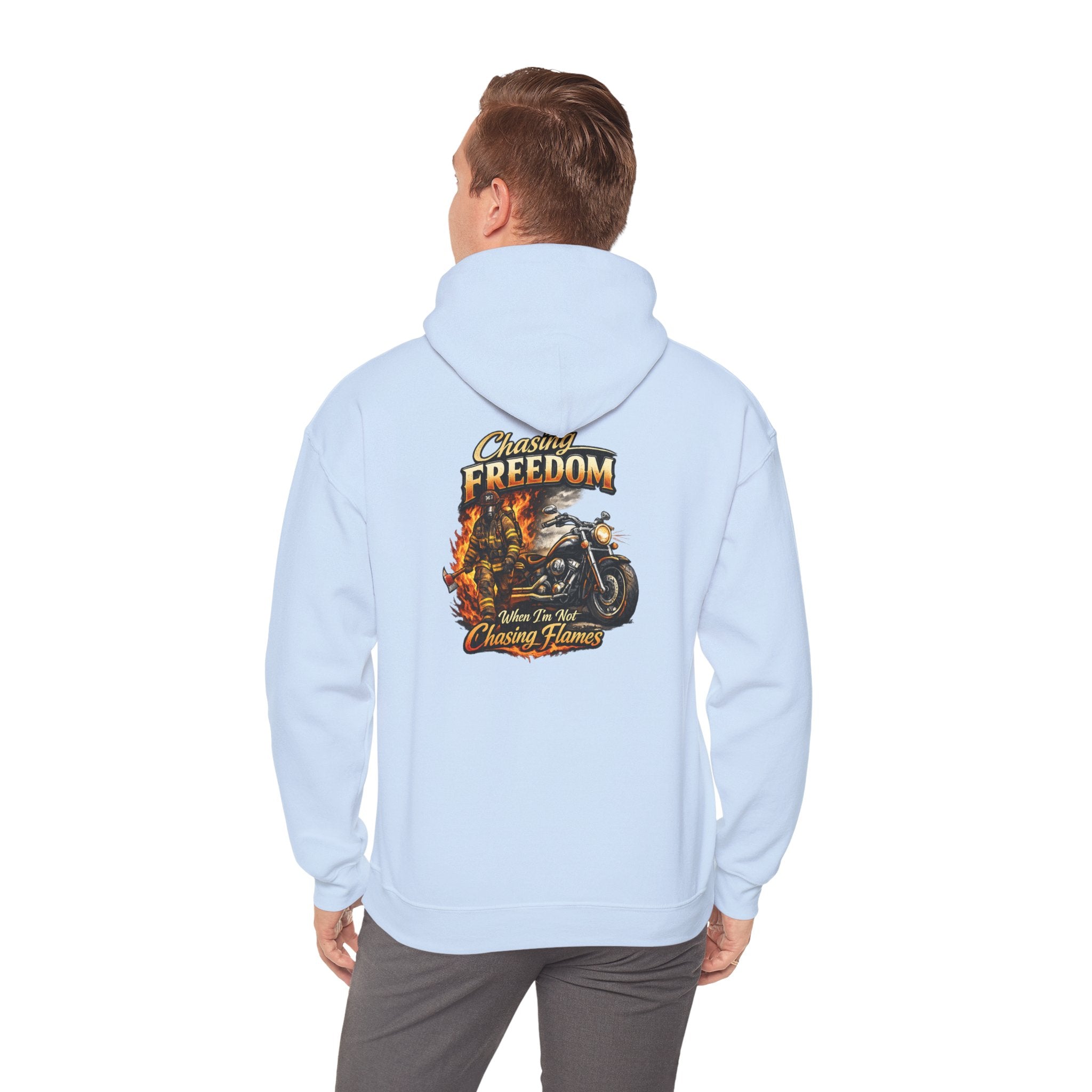 Freedom Motorcycle Hoodie — Chasing Flame Biker Hooded Sweatshirt