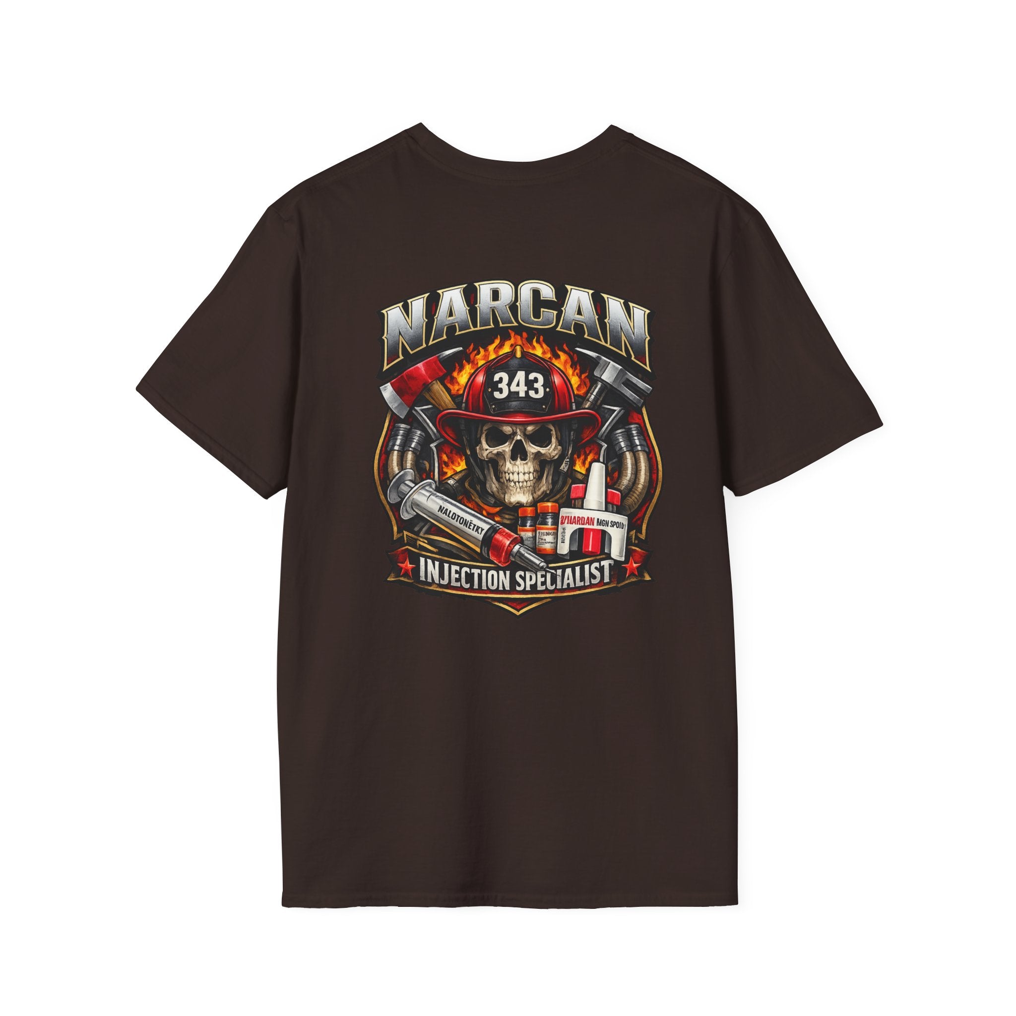 Narcan Injection Specialist Firefighter T-Shirt