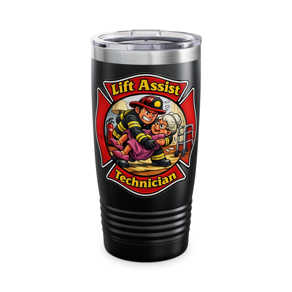 Lift Assist Technician 20oz Tumbler — Firefighter Rescue Coffee Cup