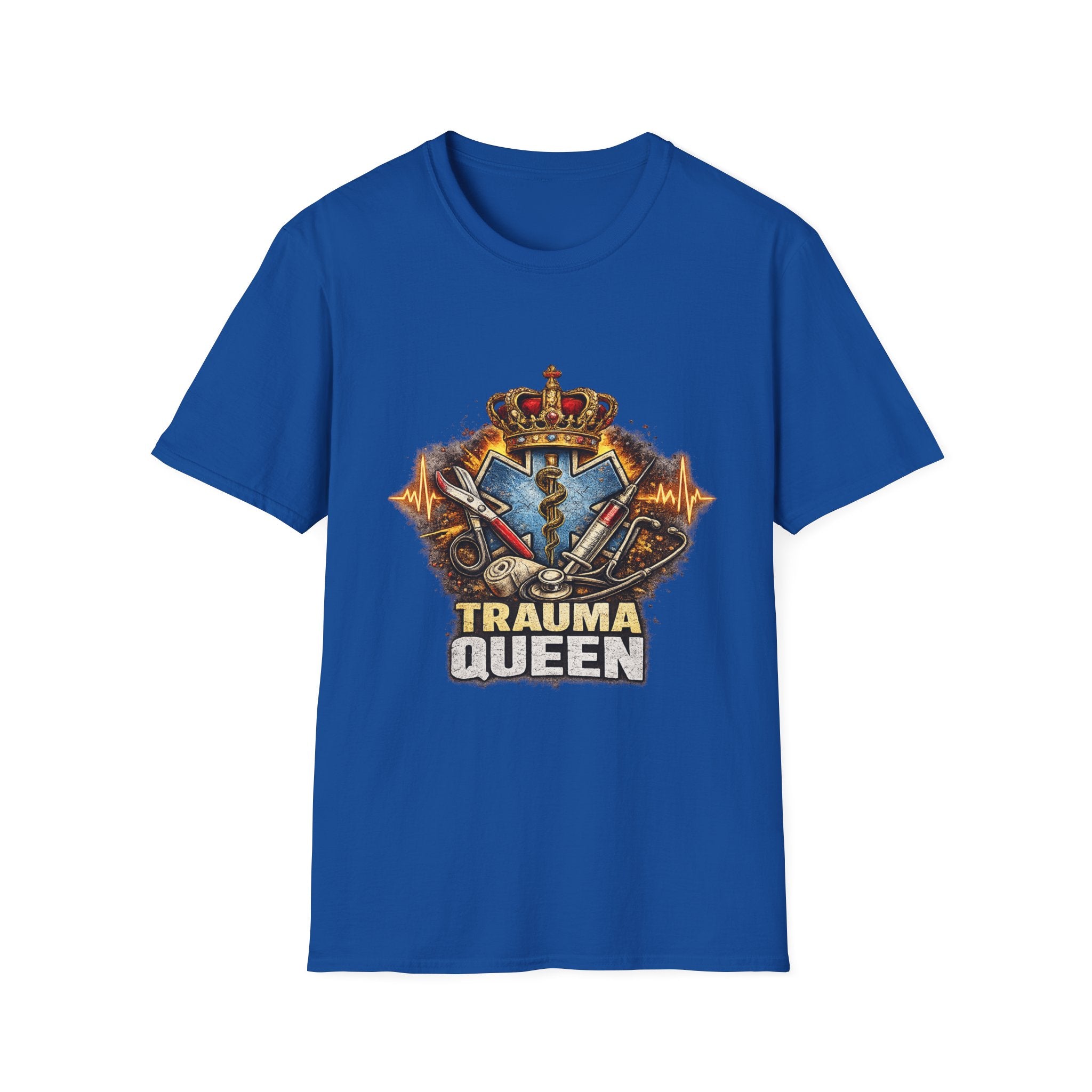 Trauma Queen T-Shirt — EMS/Paramedic Badge Graphic Tee