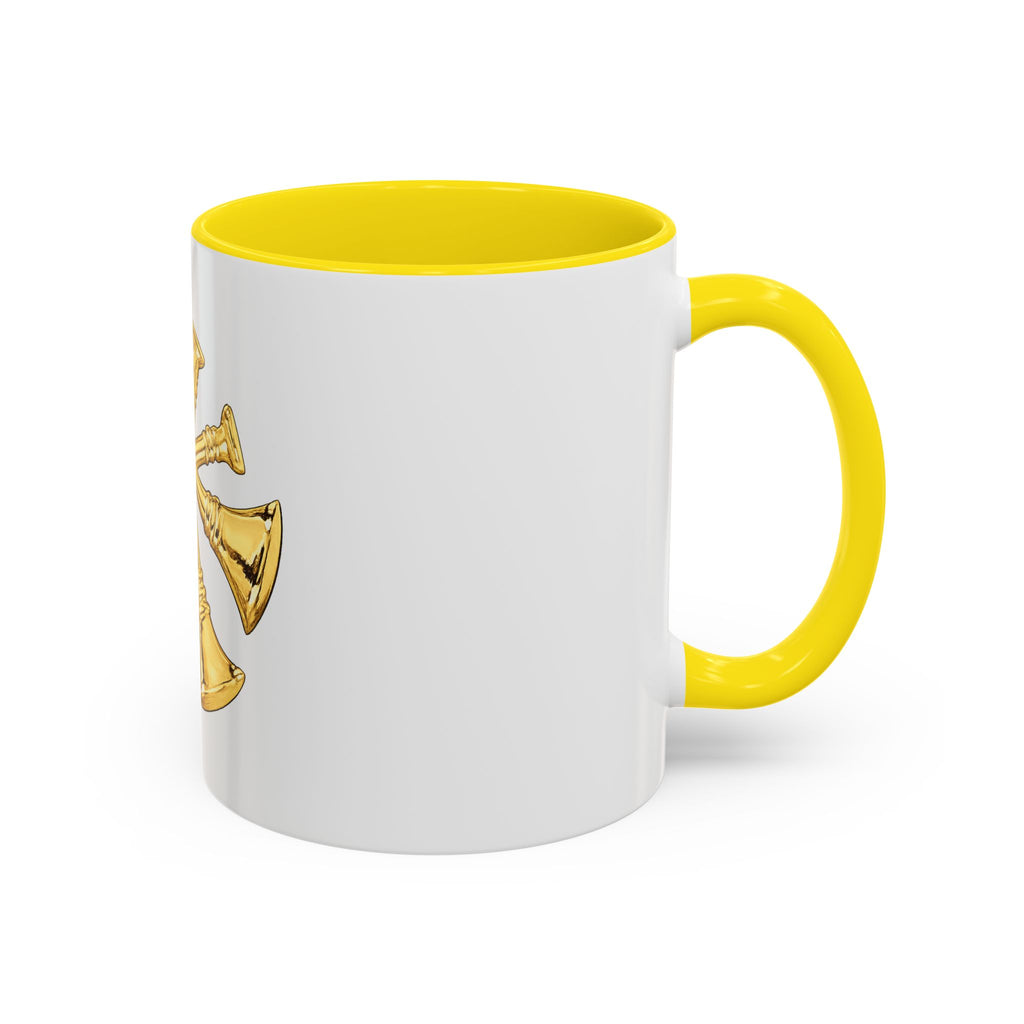 Deputy/Assistant Fire Chief Accent Coffee Mug — Firefighter Rank Insignia (11/15 oz)