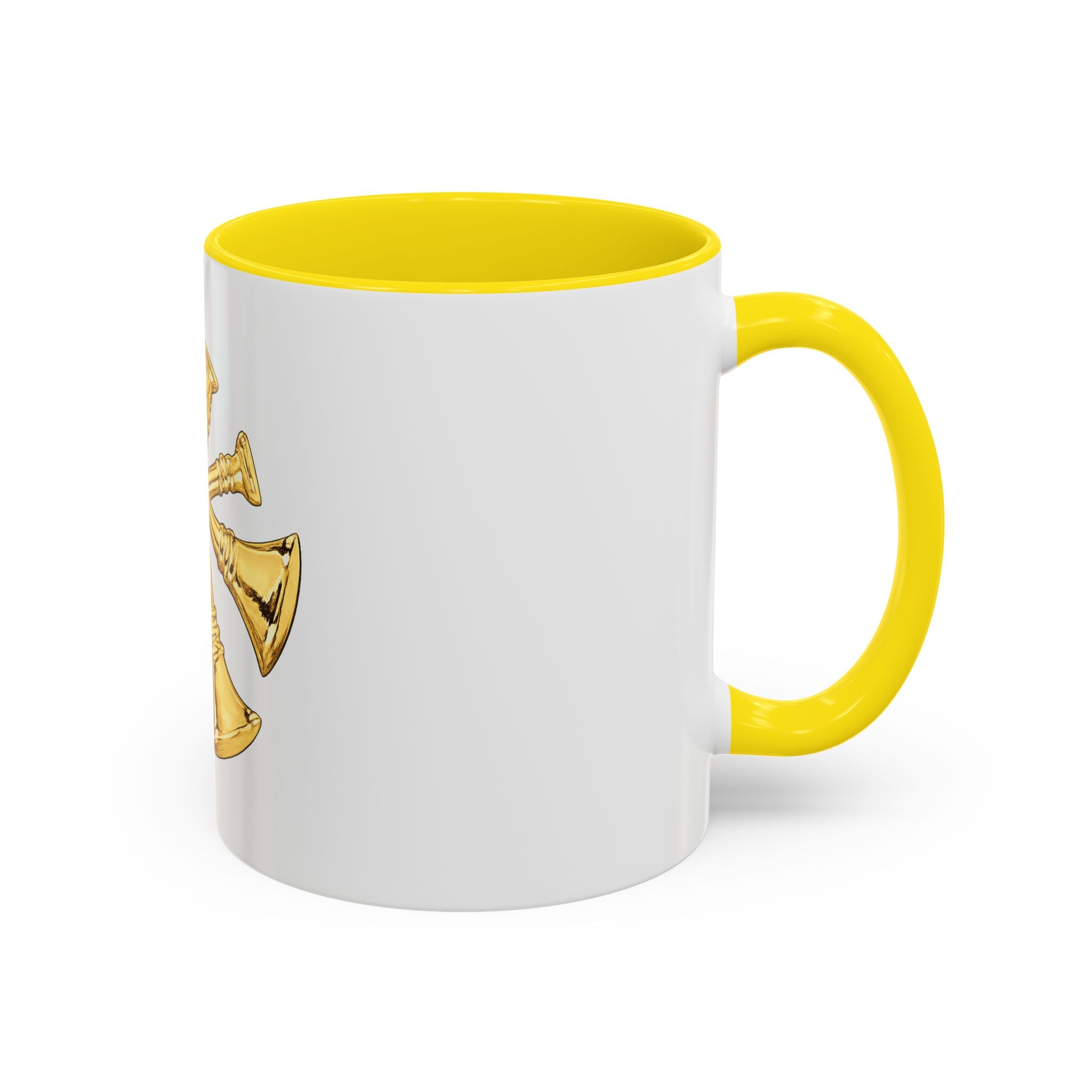 Deputy/Assistant Fire Chief Accent Coffee Mug — Firefighter Rank Insignia (11/15 oz)