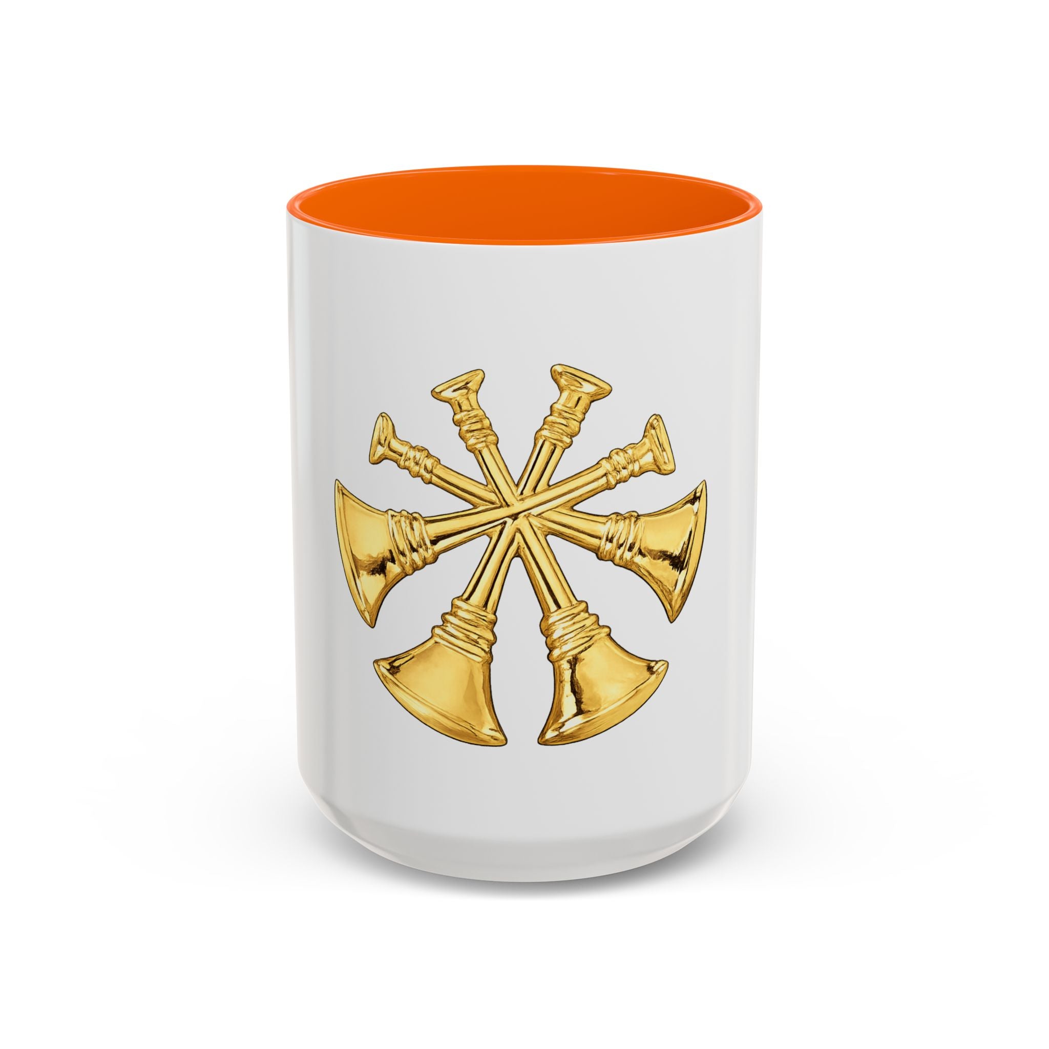Deputy/Assistant Fire Chief Accent Coffee Mug — Firefighter Rank Insignia (11/15 oz)