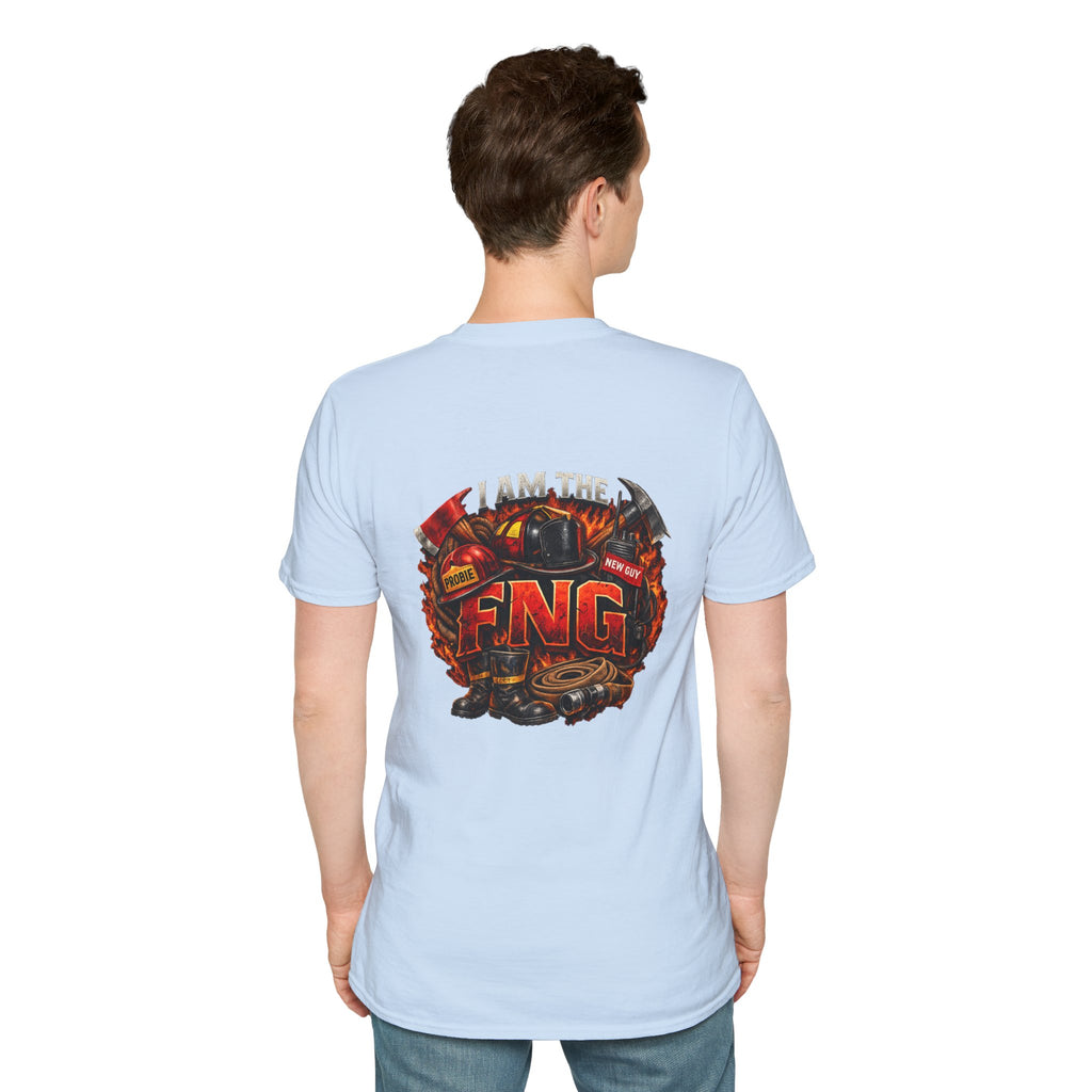 T-Shirt — Vintage Firefighter Graphic (I am the FNG)