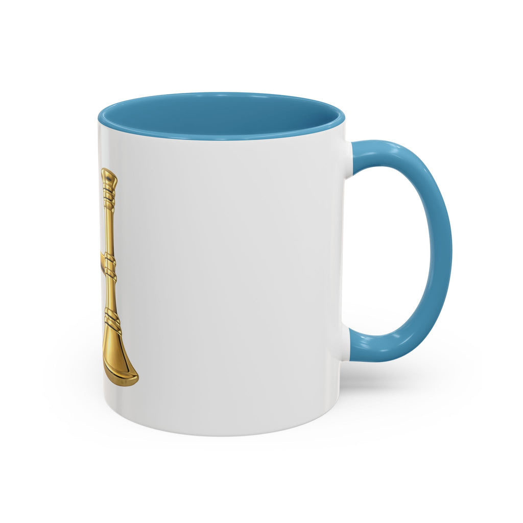 Fire Captain Accent Coffee Mug — Fire Captain Rank Emblem (11/15 oz)