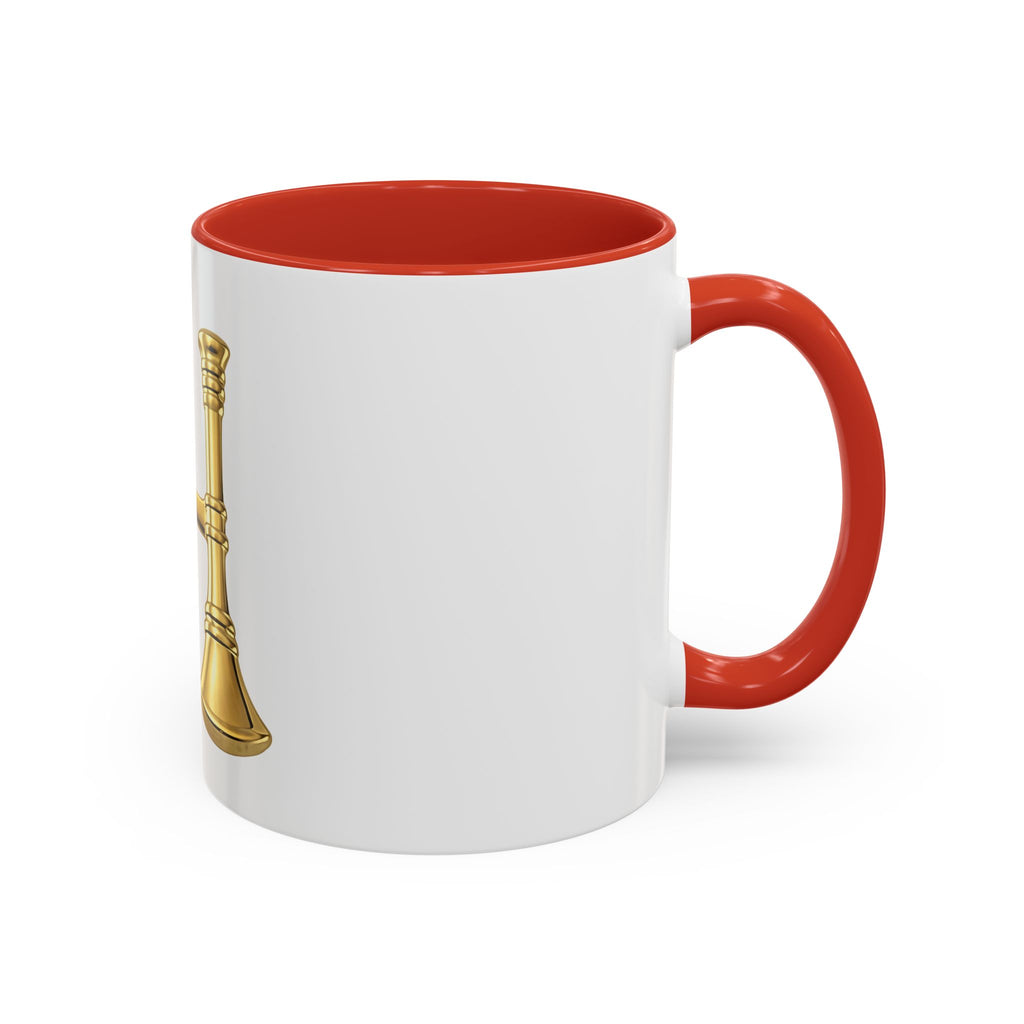 Fire Captain Accent Coffee Mug — Fire Captain Rank Emblem (11/15 oz)
