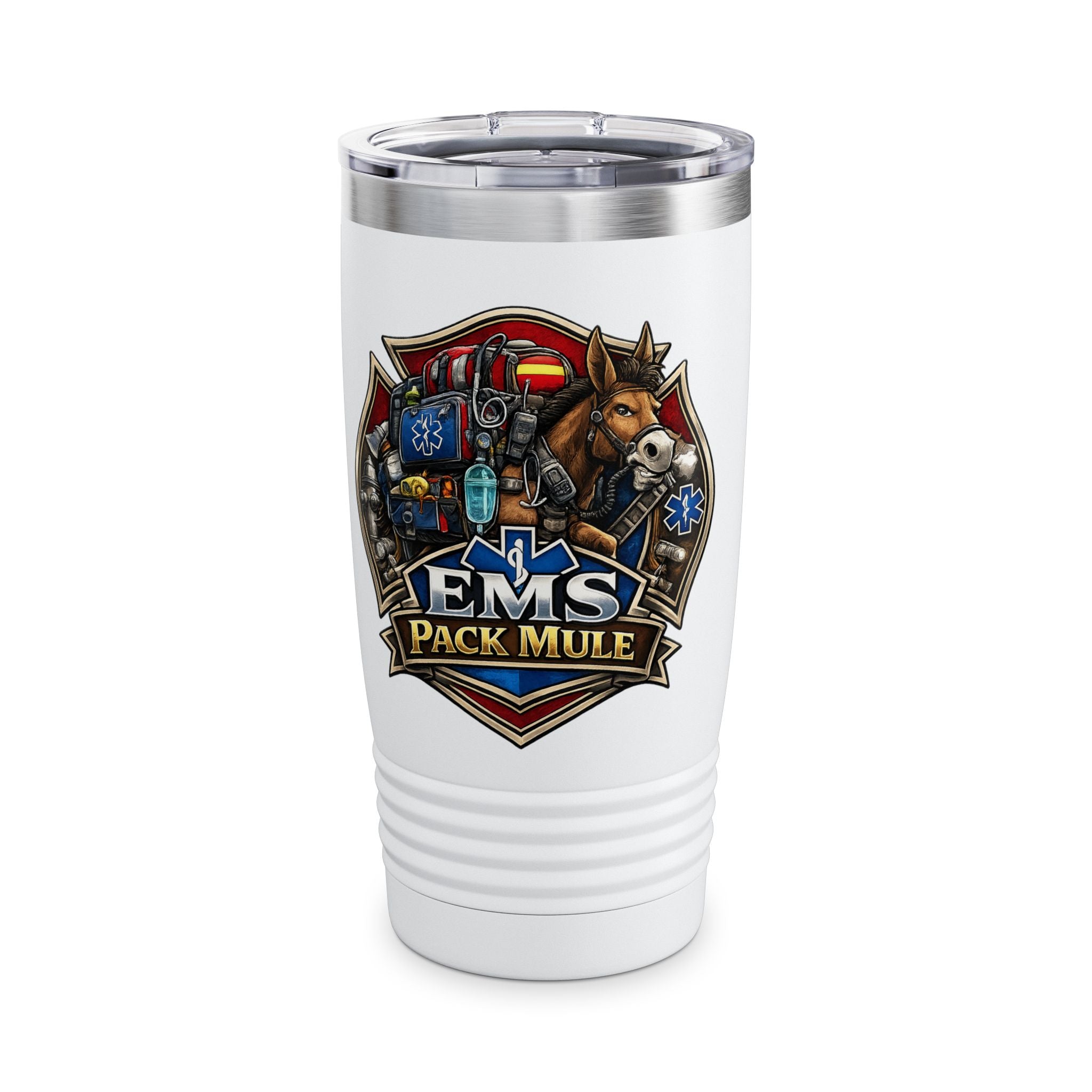 EMS Pack Mule 20oz Tumbler — Emergency Medic Travel Cup