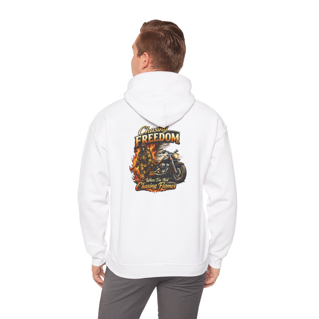 Freedom Motorcycle Hoodie — Chasing Flame Biker Hooded Sweatshirt