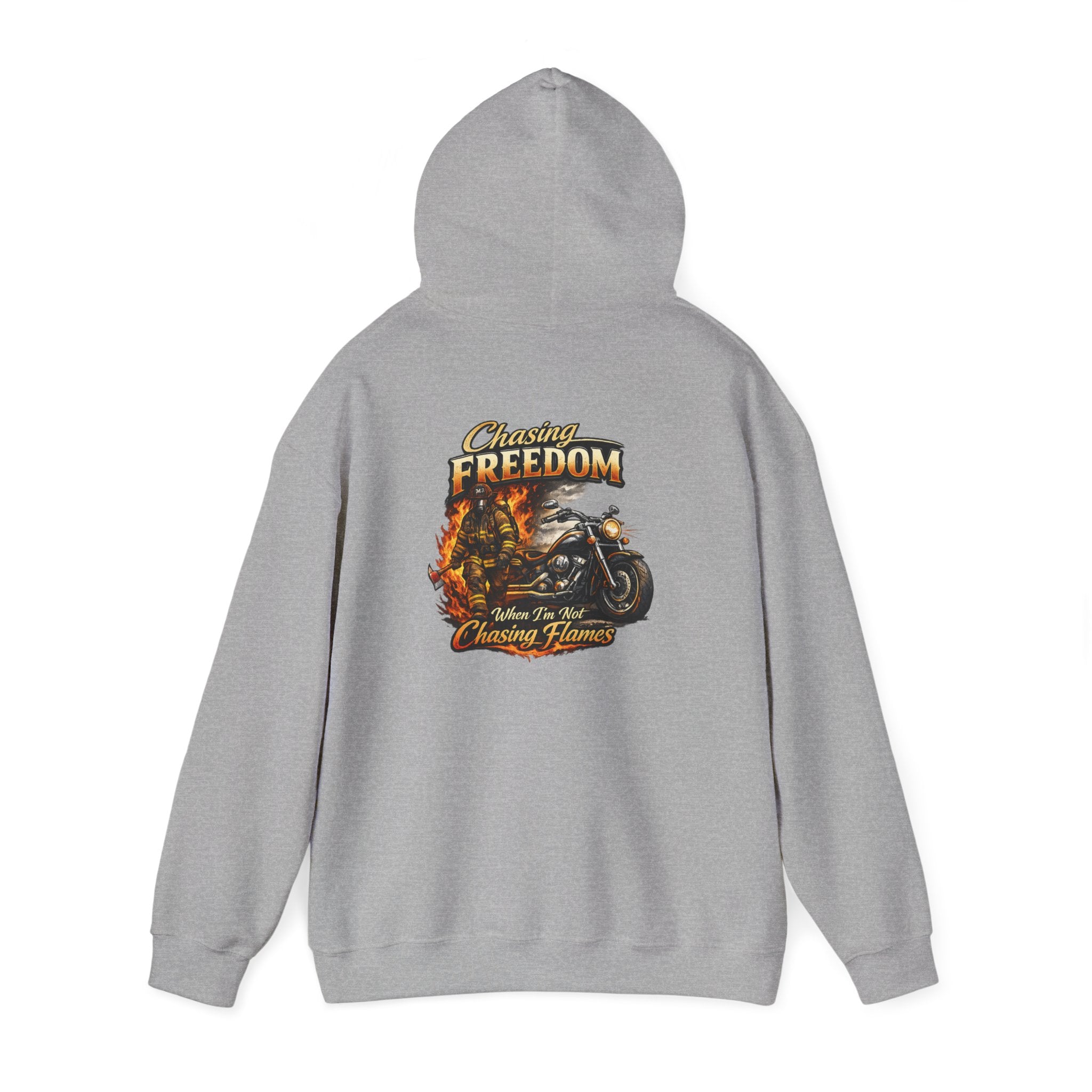 Freedom Motorcycle Hoodie — Chasing Flame Biker Hooded Sweatshirt