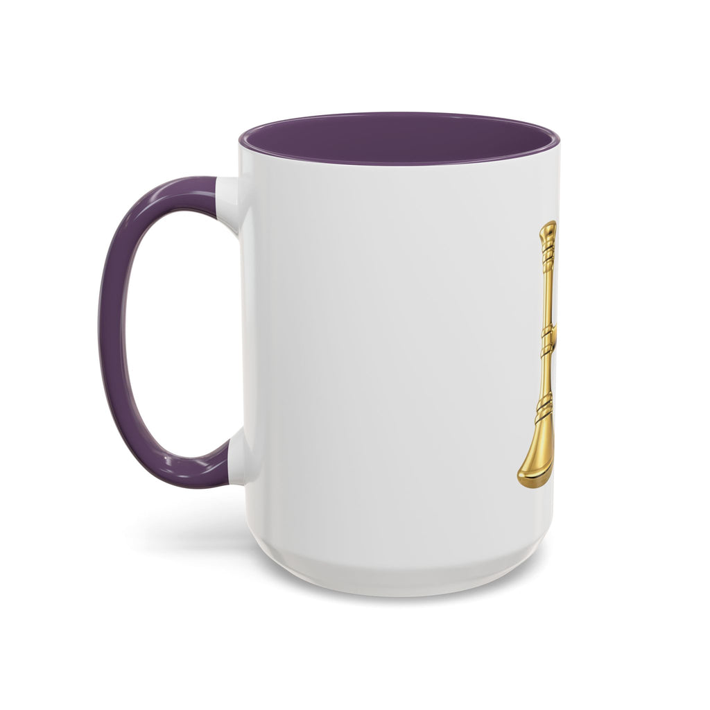 Fire Captain Accent Coffee Mug — Fire Captain Rank Emblem (11/15 oz)