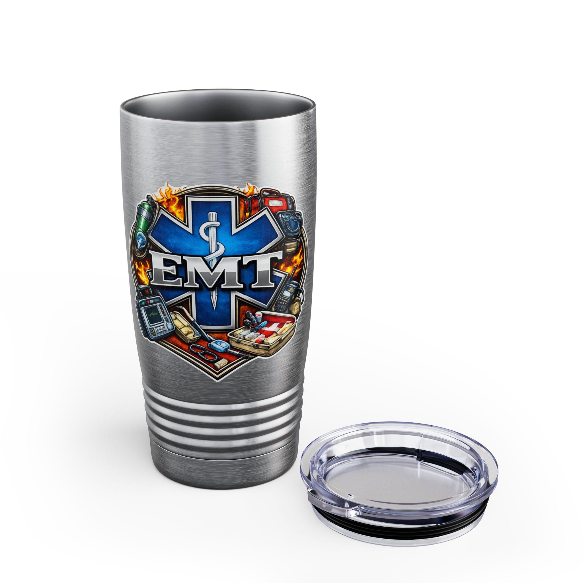 EMT Star of Life 20oz Tumbler – Insulated Medical First Responder Travel Mug