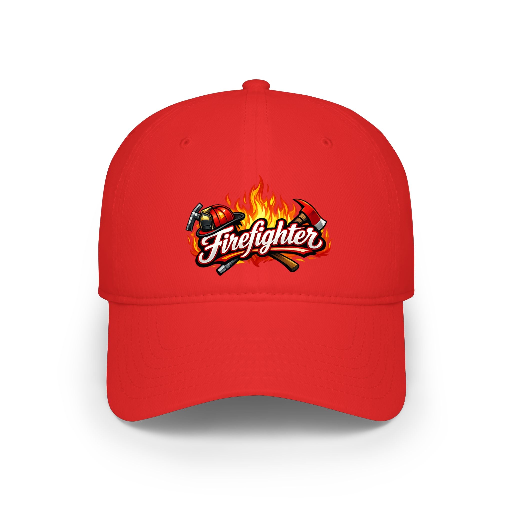 Firefighter Flames Baseball Cap
