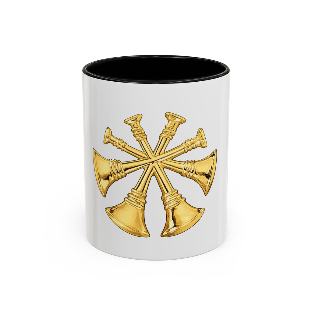Deputy/Assistant Fire Chief Accent Coffee Mug — Firefighter Rank Insignia (11/15 oz)