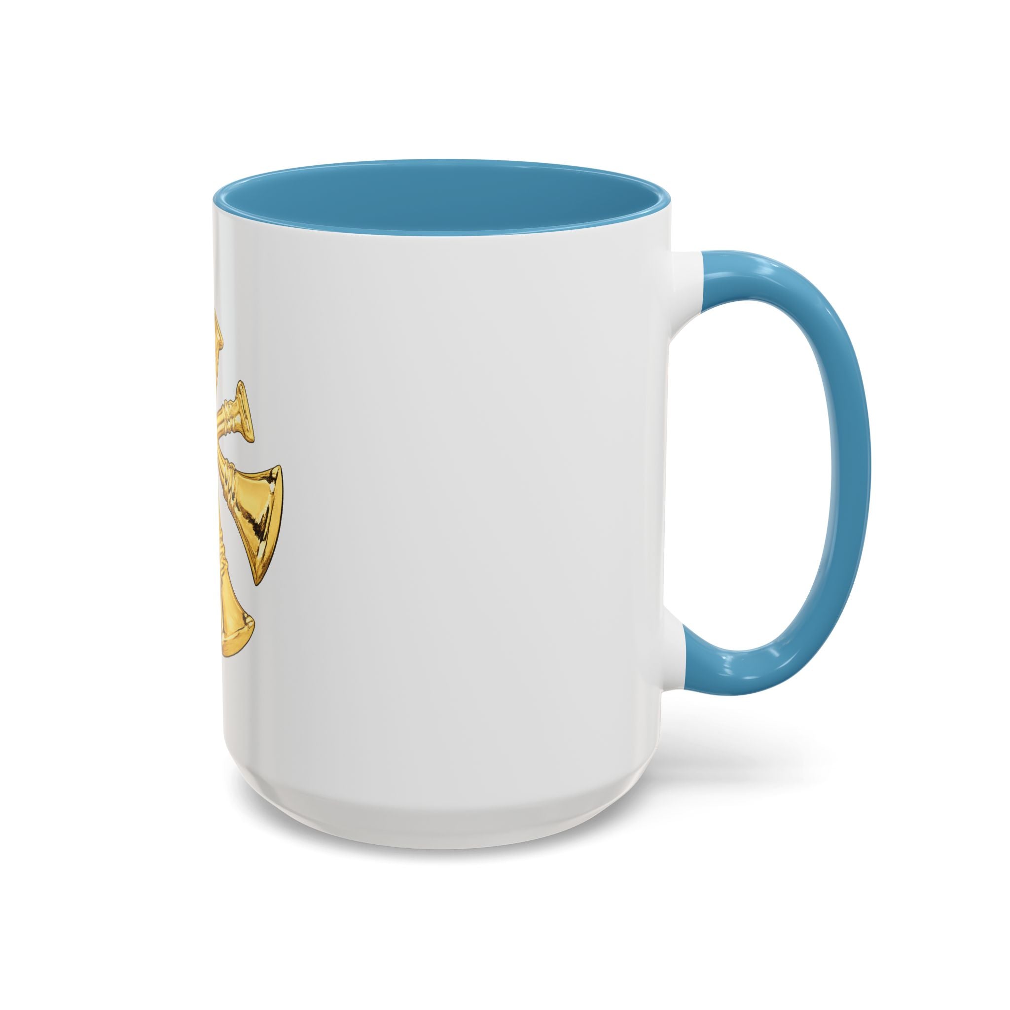 Deputy/Assistant Fire Chief Accent Coffee Mug — Firefighter Rank Insignia (11/15 oz)