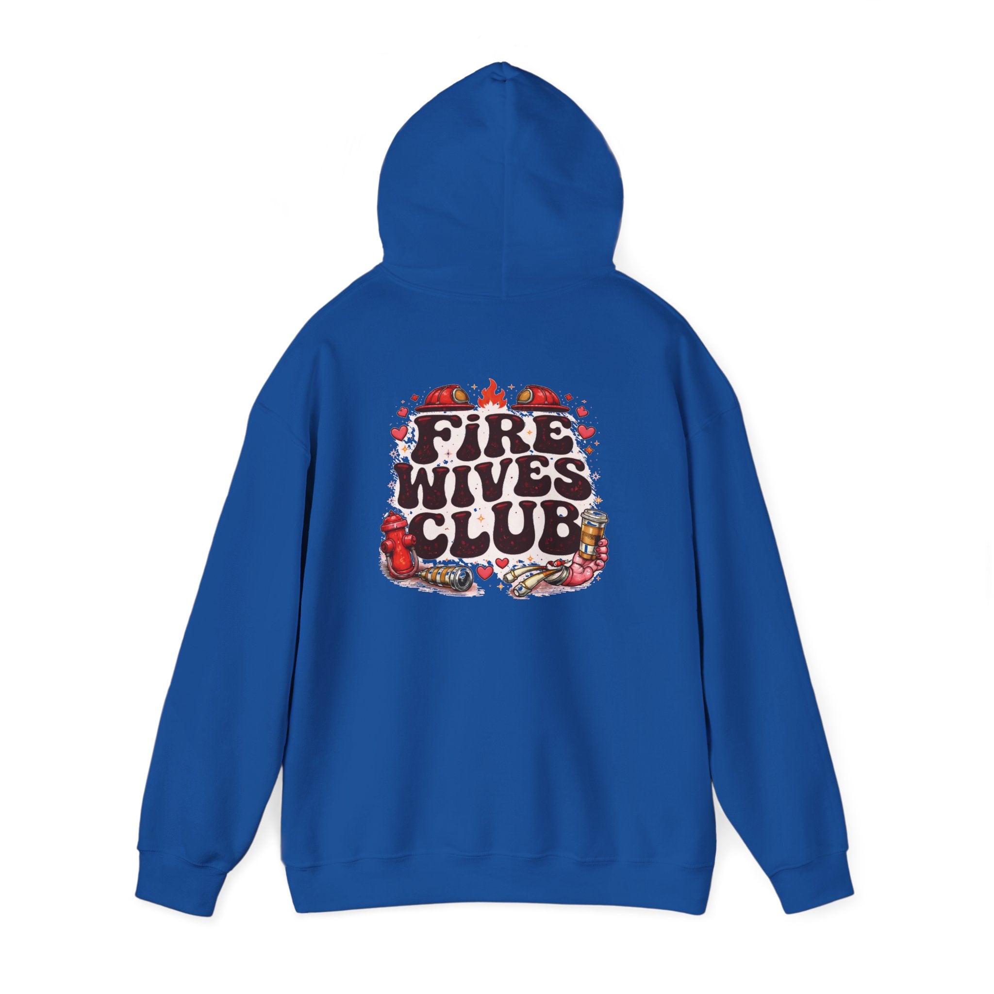 Hoodie — "Fire Wives Club" Graphic Pullover
