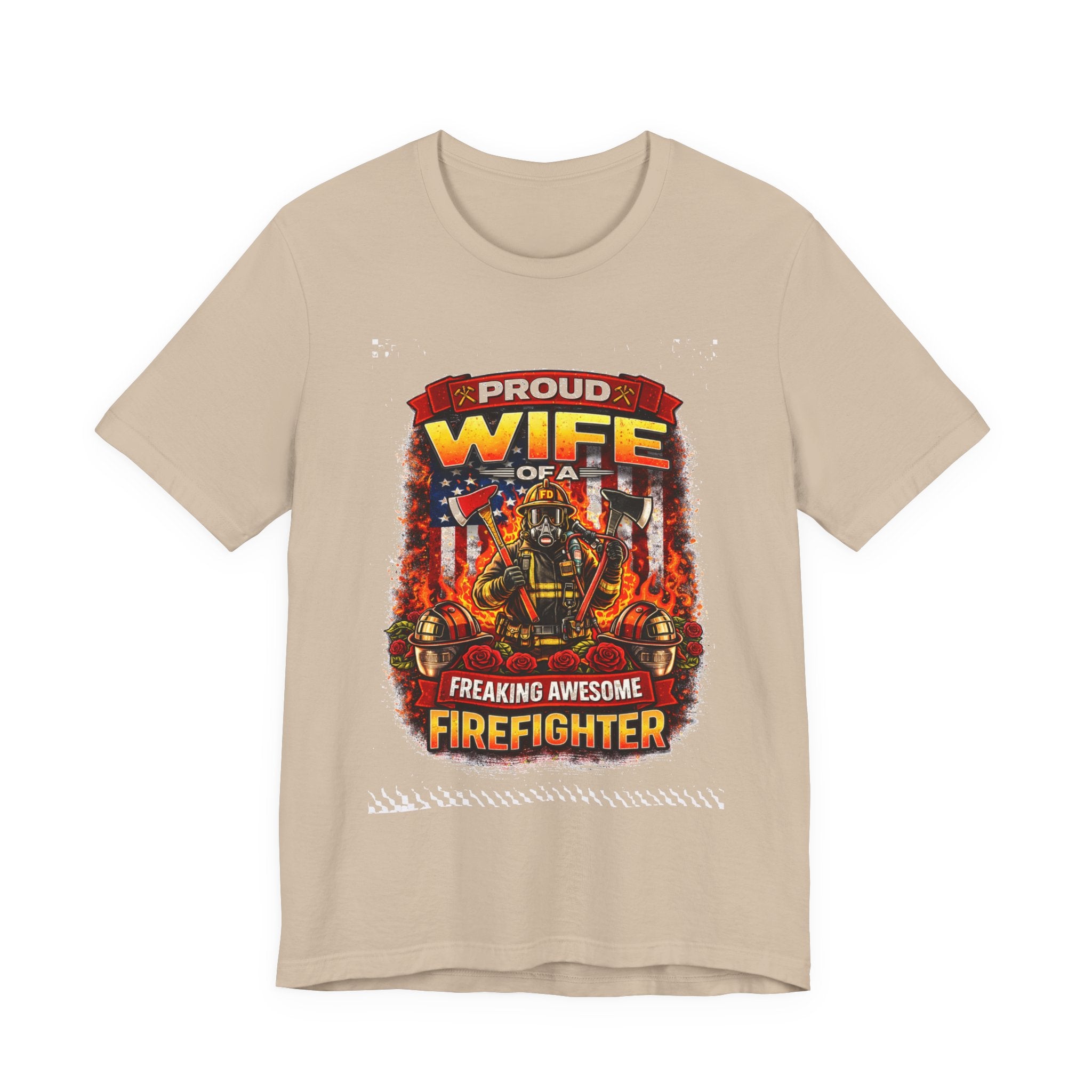 Proud Wife of a Freaking Awesome Firefighter T-Shirt