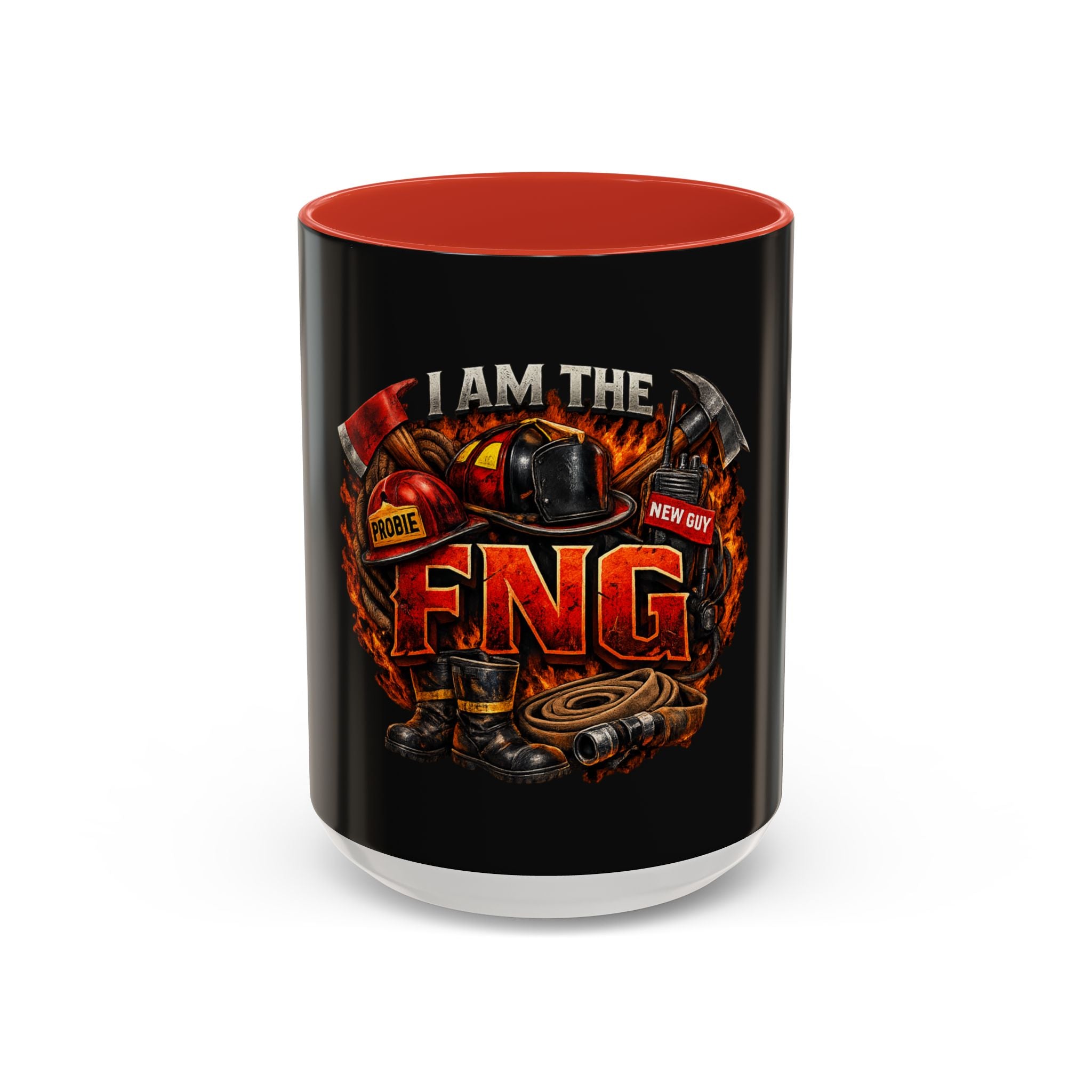 I Am The FNG Coffee Mug — Firefighter New Guy 11/15oz Accent Mug