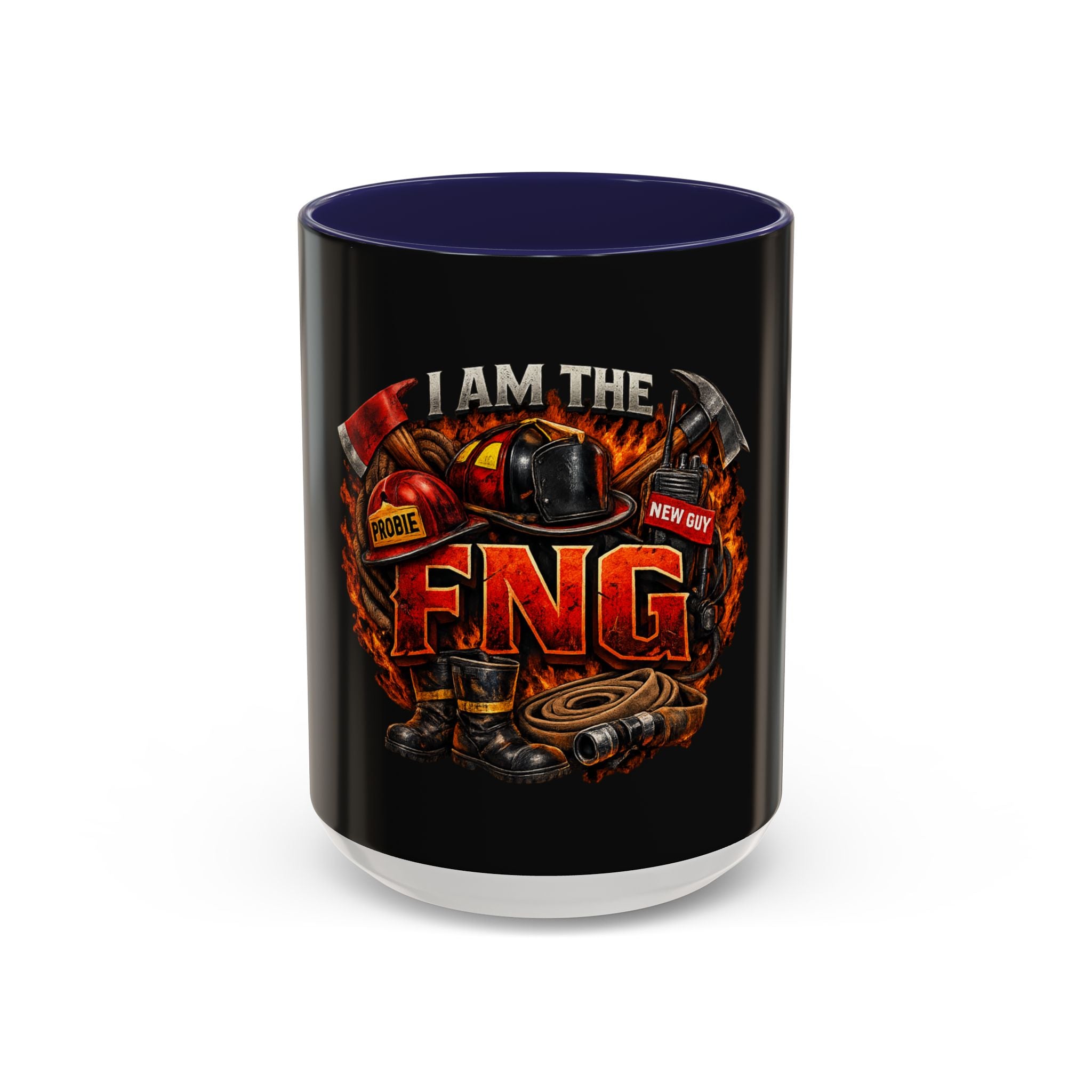 I Am The FNG Coffee Mug — Firefighter New Guy 11/15oz Accent Mug