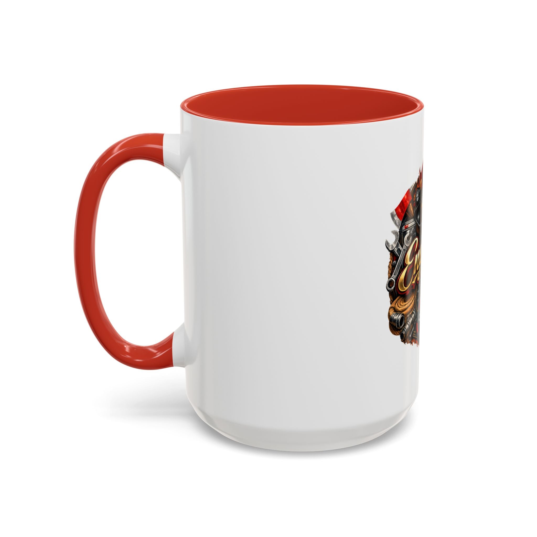 Engineer Coffee Mug — Vintage Mechanic Tools Design (11oz & 15oz Accent)
