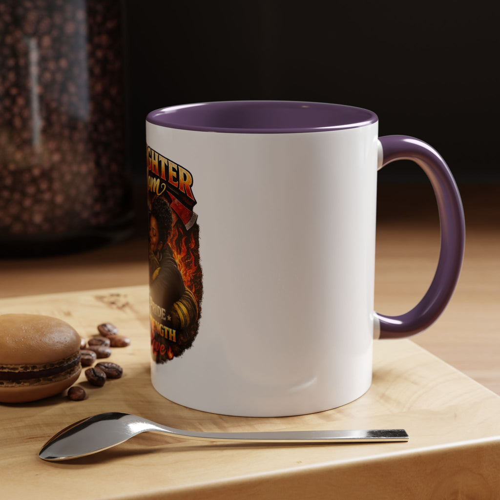 Firefighter Mom Coffee Mug — "Part Pride, Part Strength, All Love" (11/15oz)