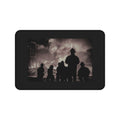 Firefighter Silhouette Desk Mat – Inspirational Fire Rescue Mouse Pad