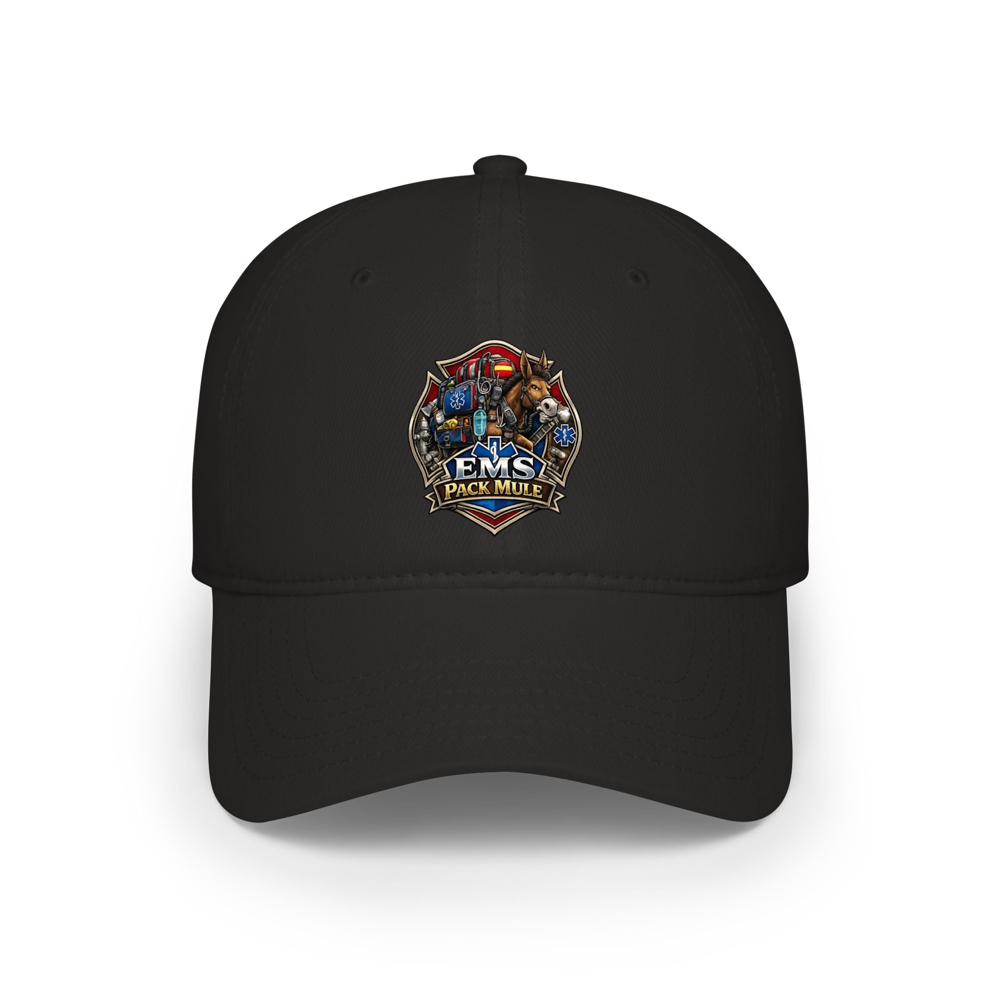 EMS Patch Low Profile Baseball Cap — First Responder Medic Tribute