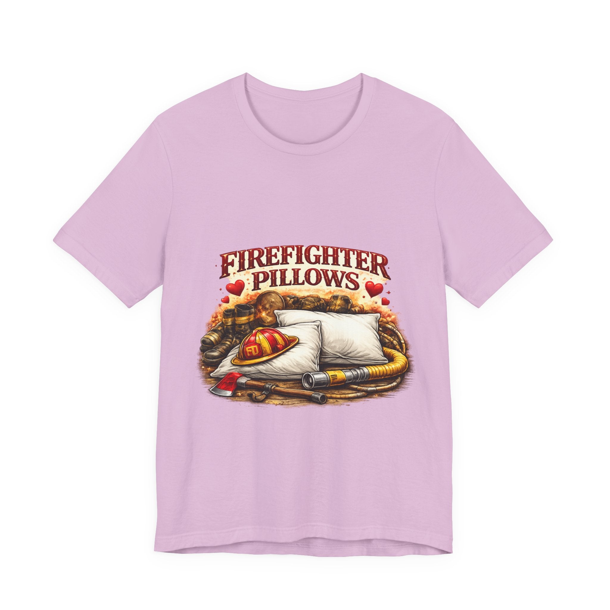 Firefighter Pillows T-Shirt – Funny Firefighter Gift Tee