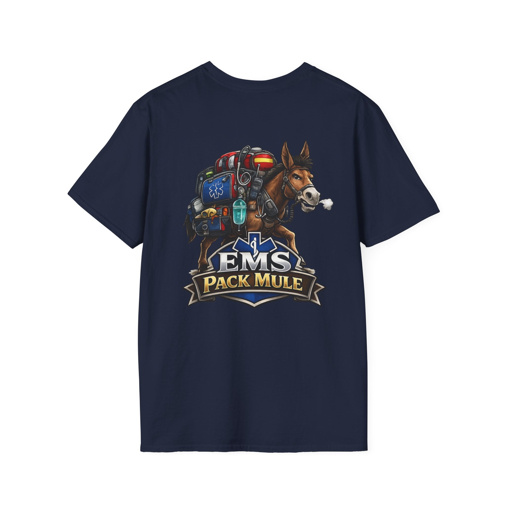 EMS Pack Mule EMS & Firefighter Humor T-Shirt