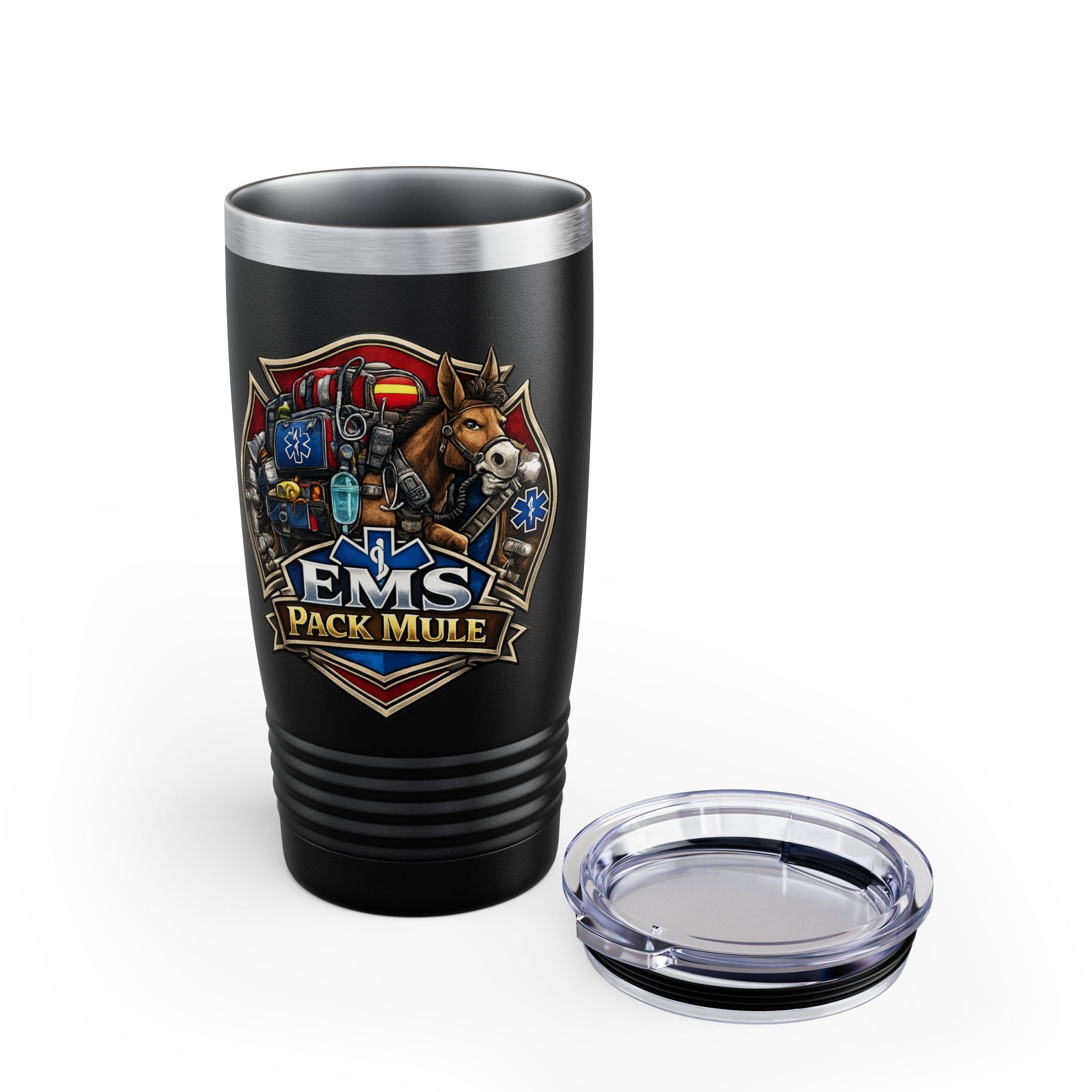 EMS Pack Mule 20oz Tumbler — Emergency Medic Travel Cup