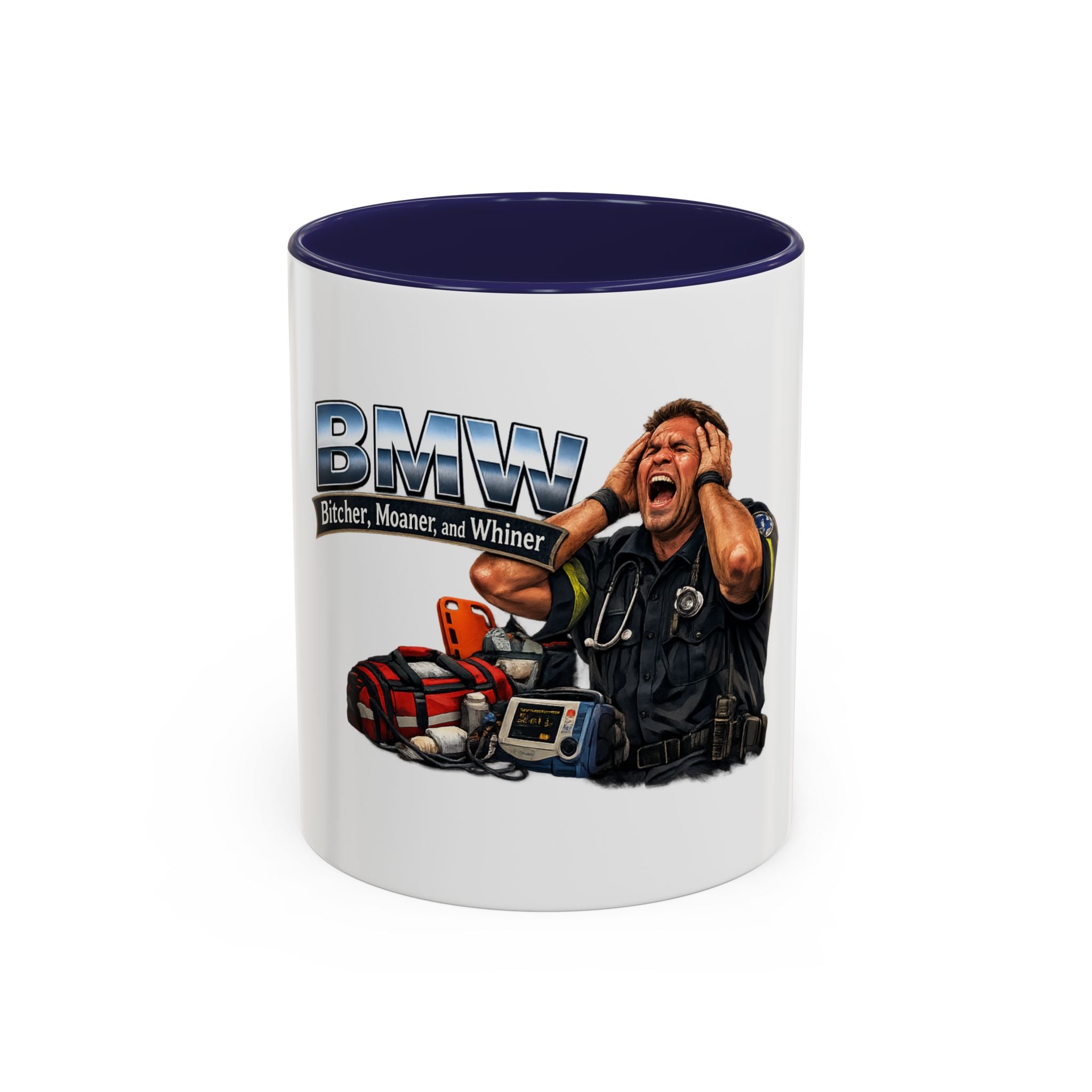 Paramedic Coffee Mug — "Bitter, Manner, and Whiner" EMS Rescue Mug (11/15oz)