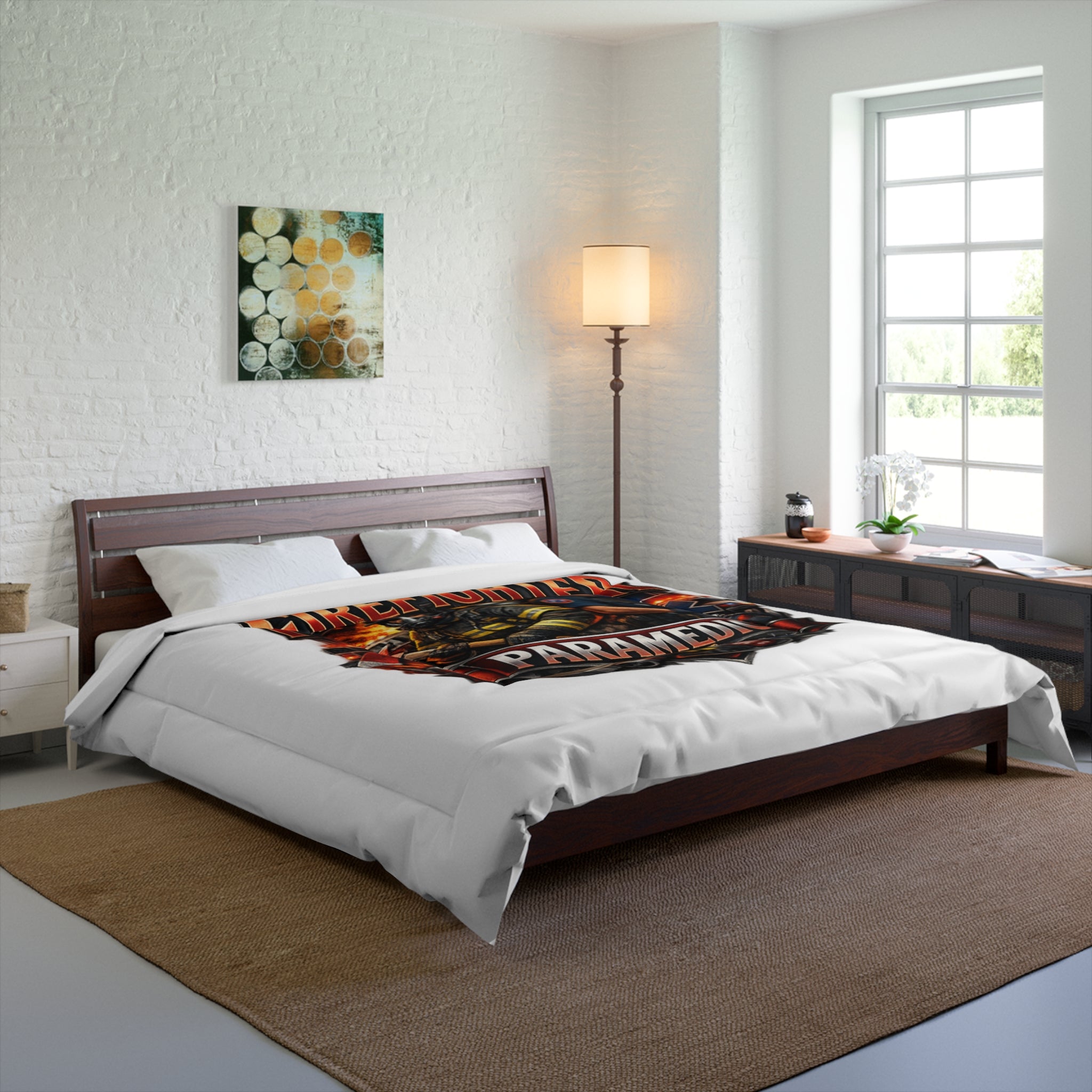 Firefighter Paramedic Comforter – Tribute Bedding for EMTs & Firefighters