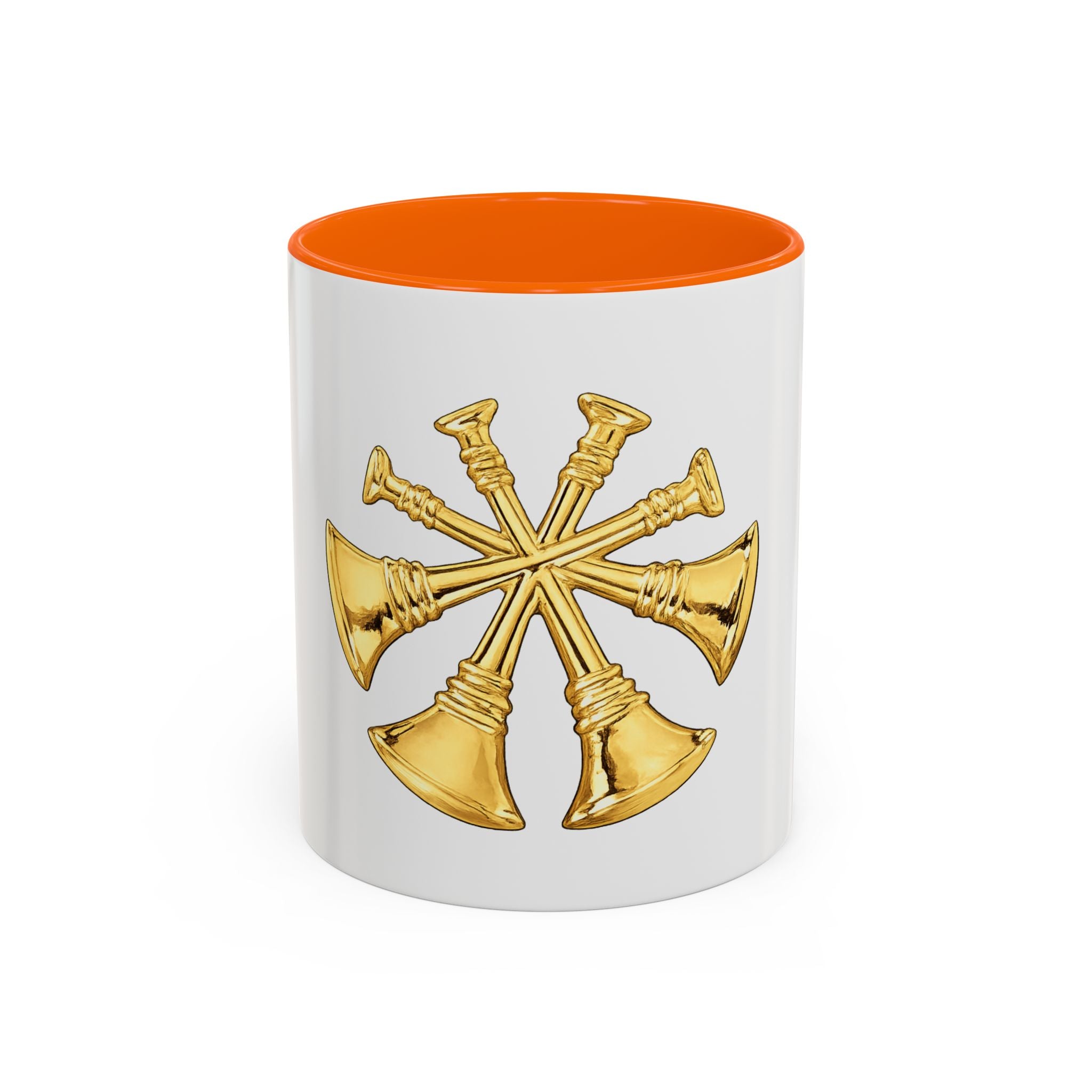 Deputy/Assistant Fire Chief Accent Coffee Mug — Firefighter Rank Insignia (11/15 oz)