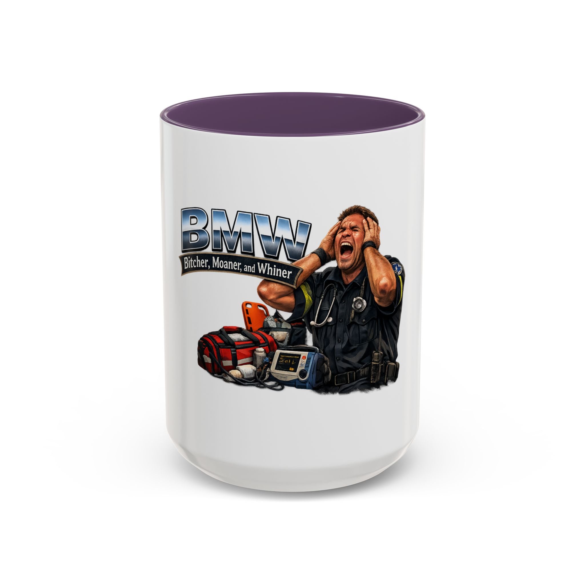 Paramedic Coffee Mug — "Bitter, Manner, and Whiner" EMS Rescue Mug (11/15oz)