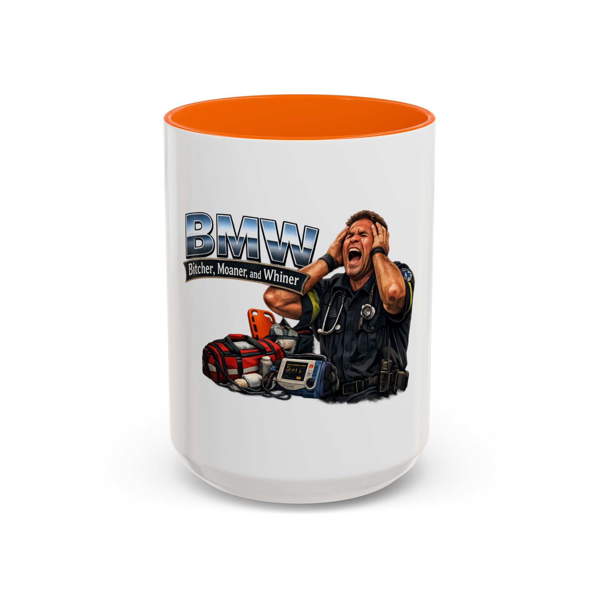 Paramedic Coffee Mug — "Bitter, Manner, and Whiner" EMS Rescue Mug (11/15oz)