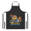 Apron - "Hung up the helmet, picked up the remote" Funny Firefighter Dad Gift