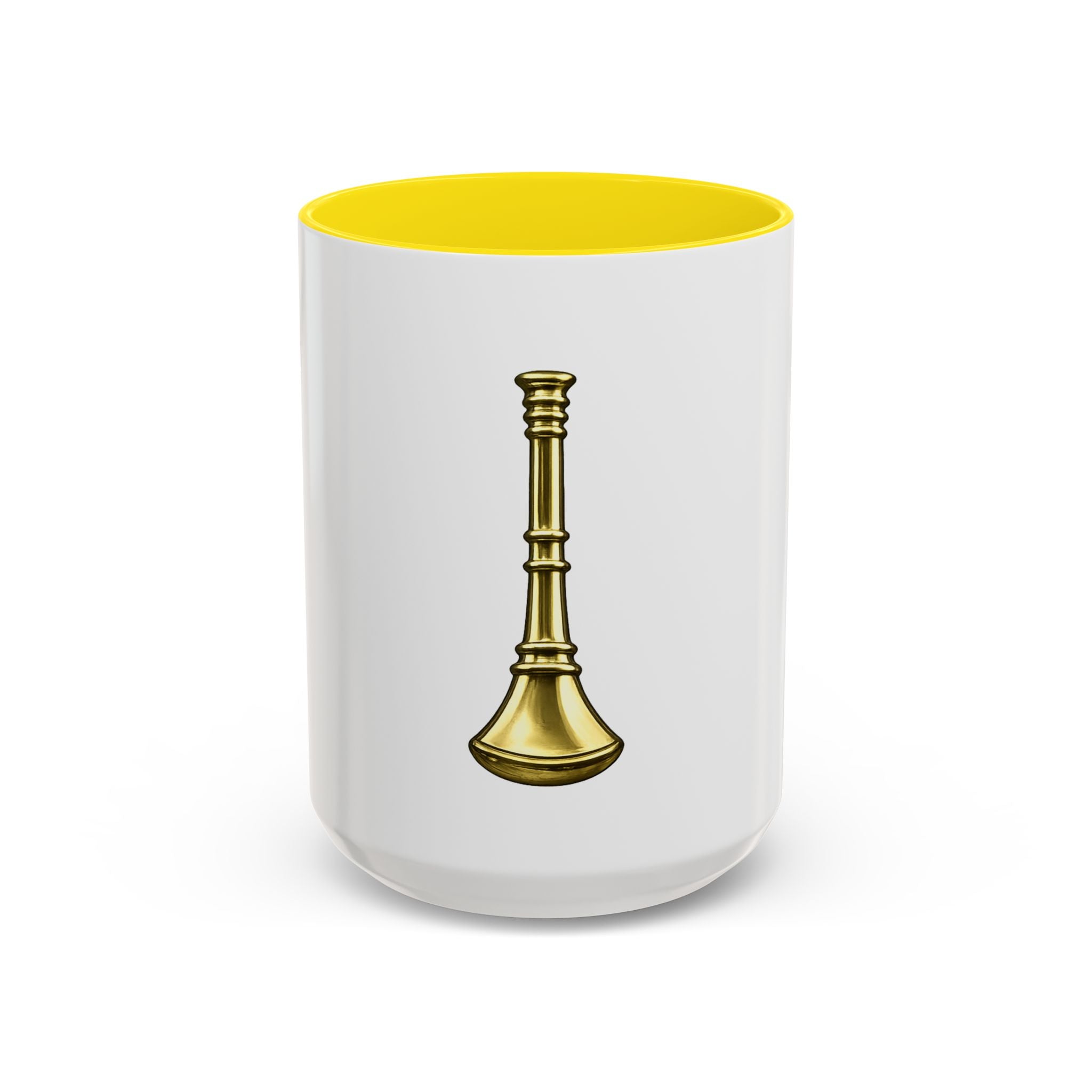 Fire Lieutenant Accent Coffee Mug — Rank Insignia Coffee Cup (11/15oz)