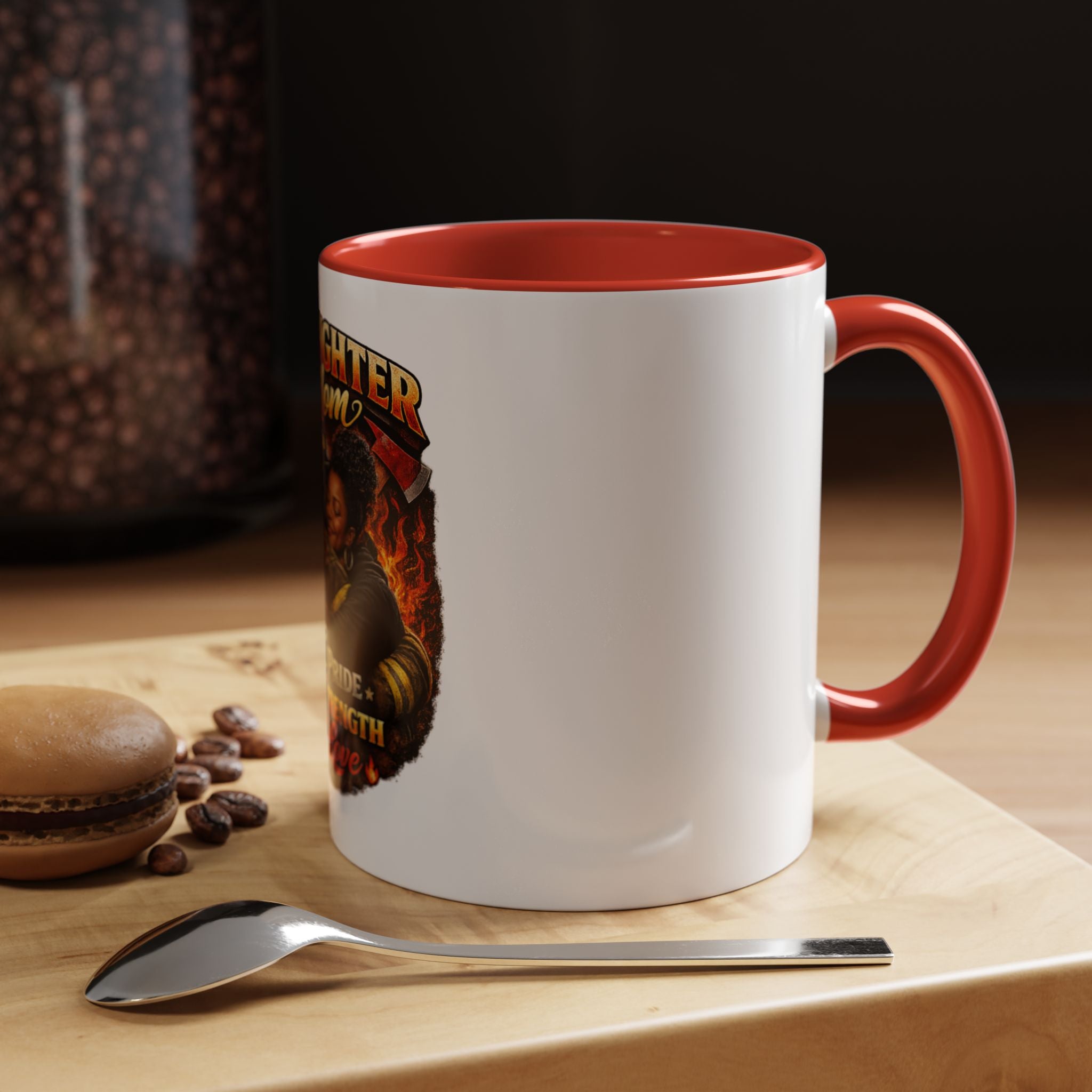 Firefighter Mom Coffee Mug — "Part Pride, Part Strength, All Love" (11/15oz)