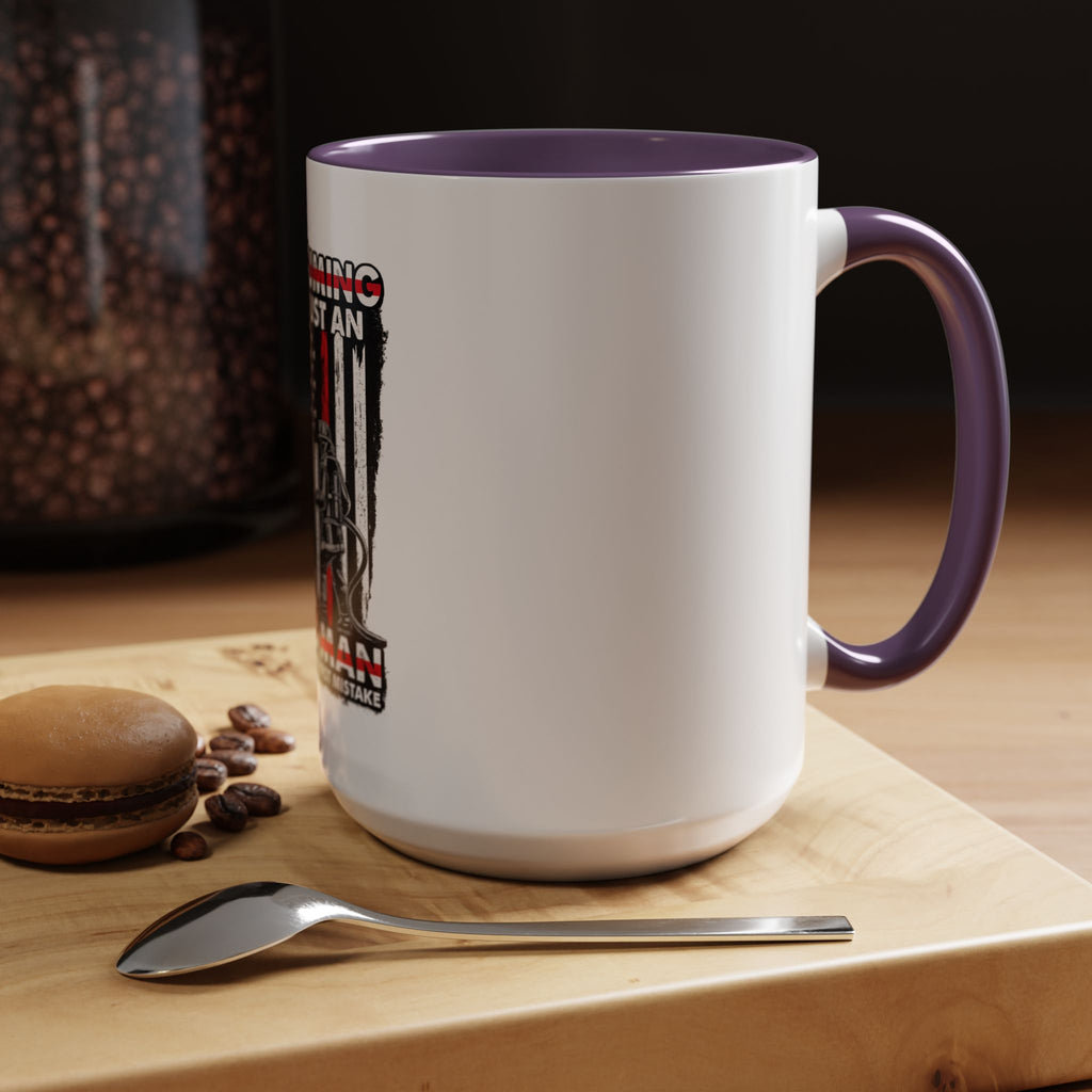 Coffee Mug - "Assuming I'm Just An Old Man" Firefighter Tribute Accent Mug (11/15oz)