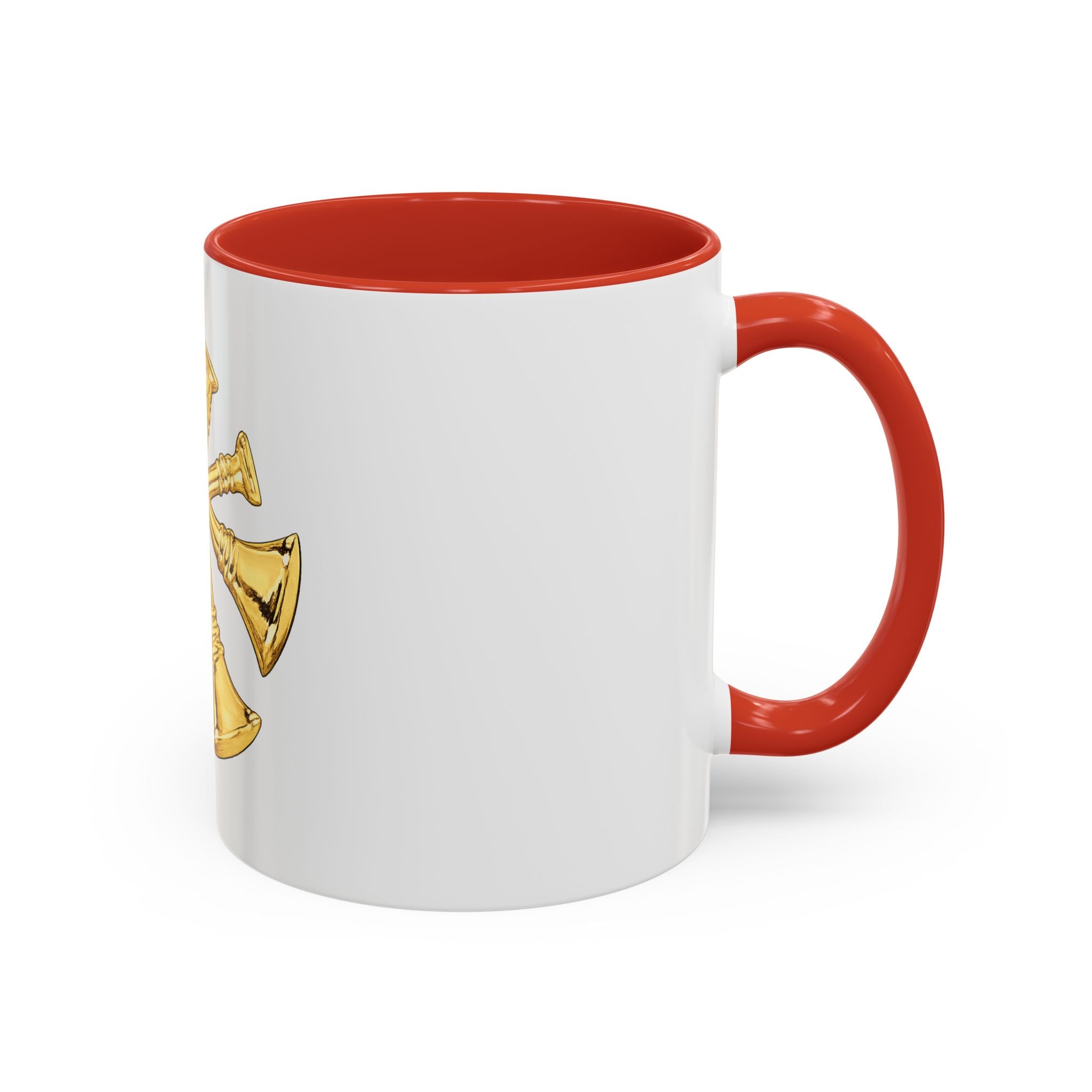 Deputy/Assistant Fire Chief Accent Coffee Mug — Firefighter Rank Insignia (11/15 oz)
