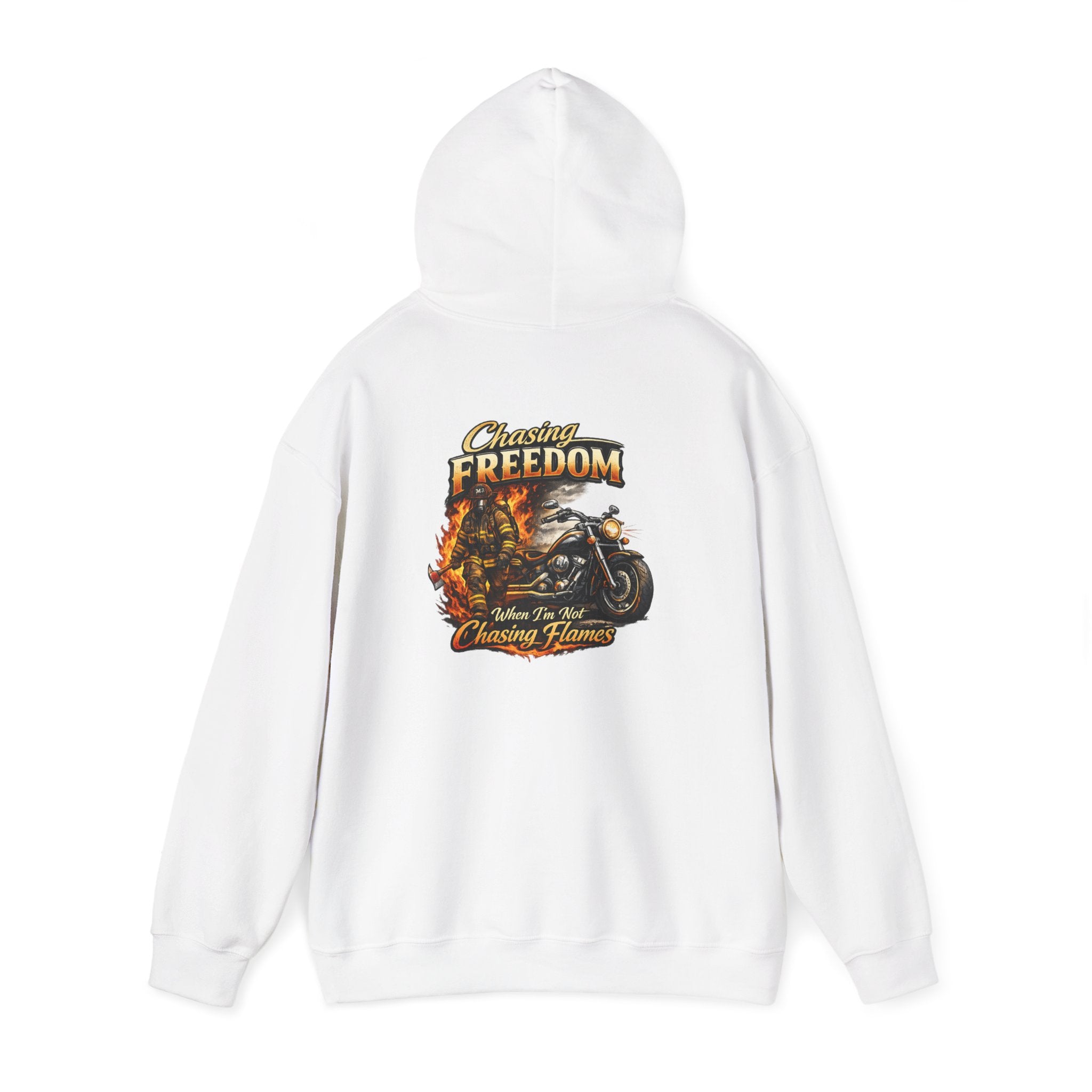 Freedom Motorcycle Hoodie — Chasing Flame Biker Hooded Sweatshirt