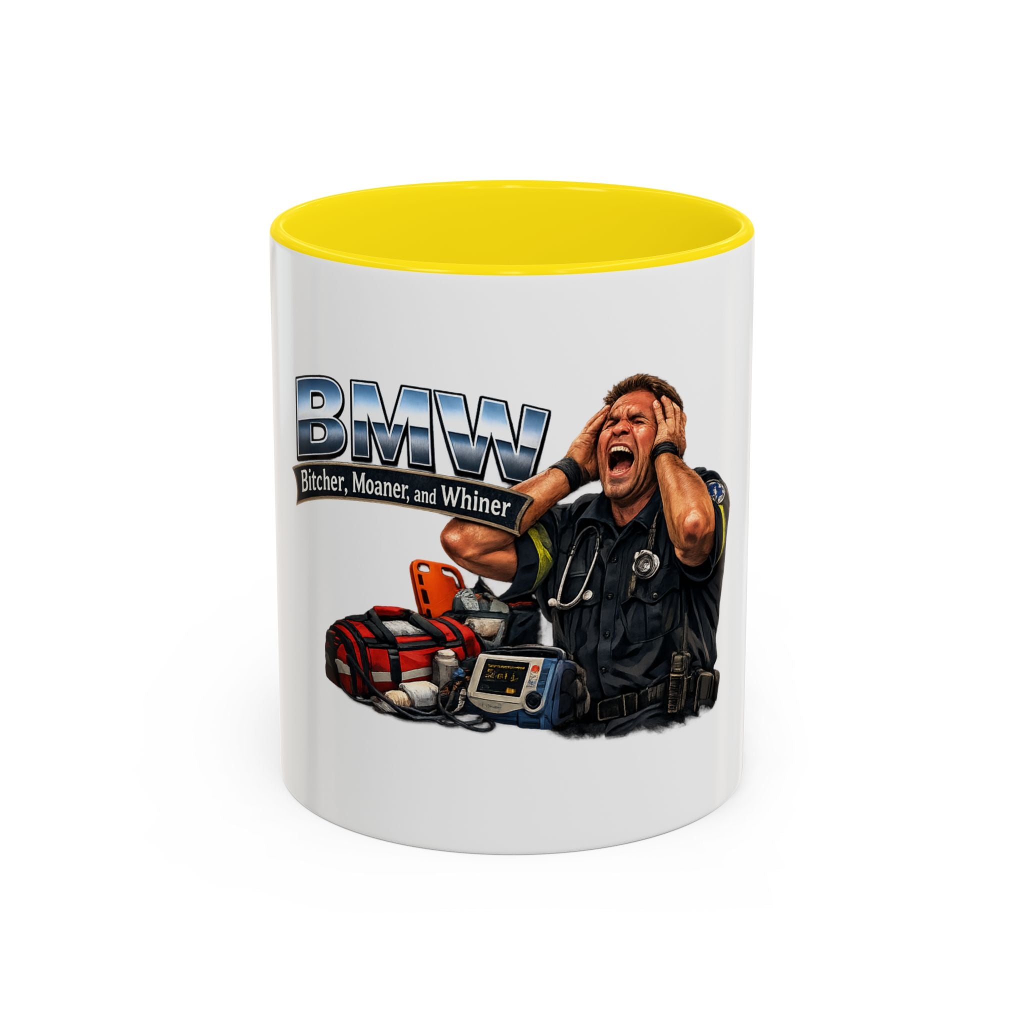 Paramedic Coffee Mug — "Bitter, Manner, and Whiner" EMS Rescue Mug (11/15oz)