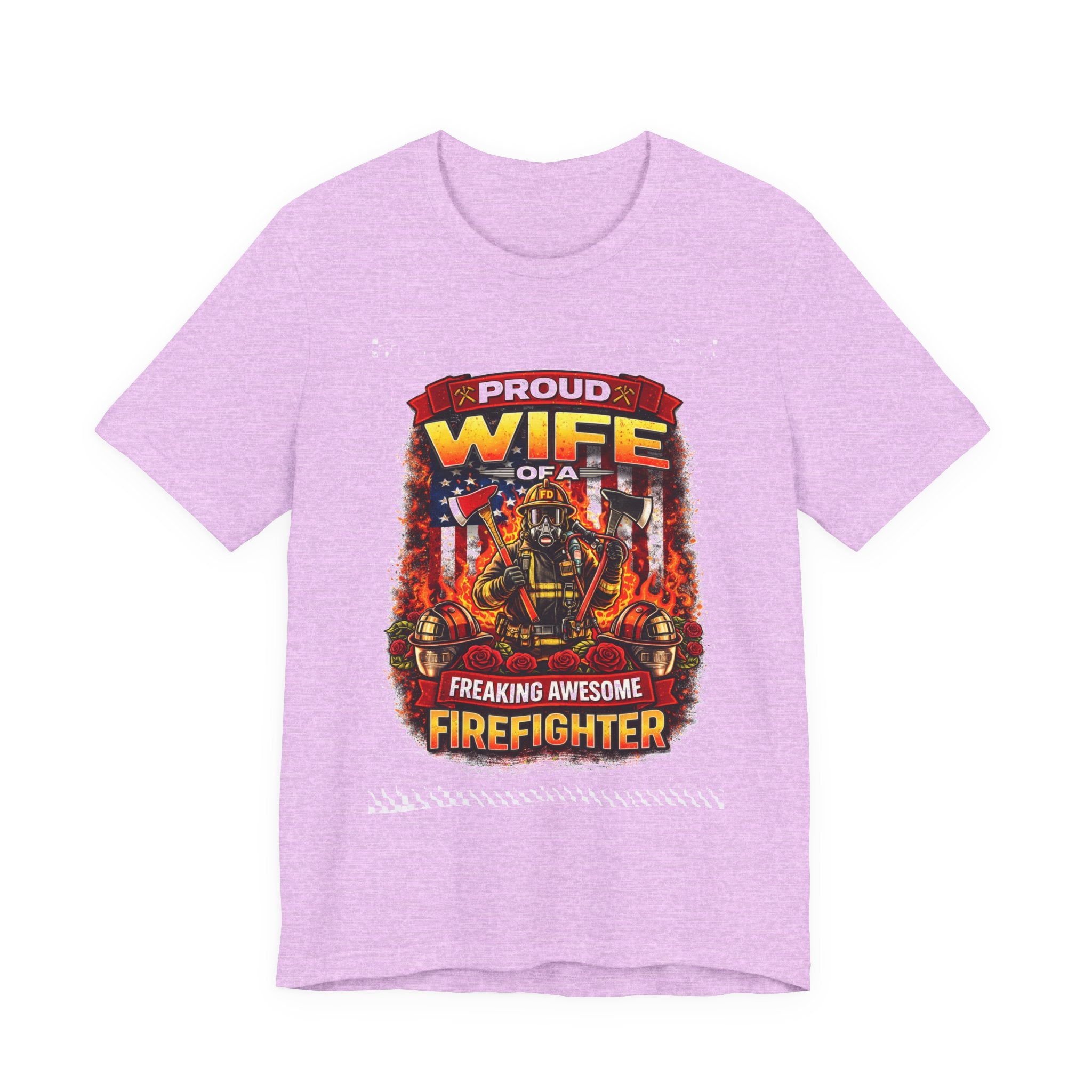 Proud Wife of a Freaking Awesome Firefighter T-Shirt