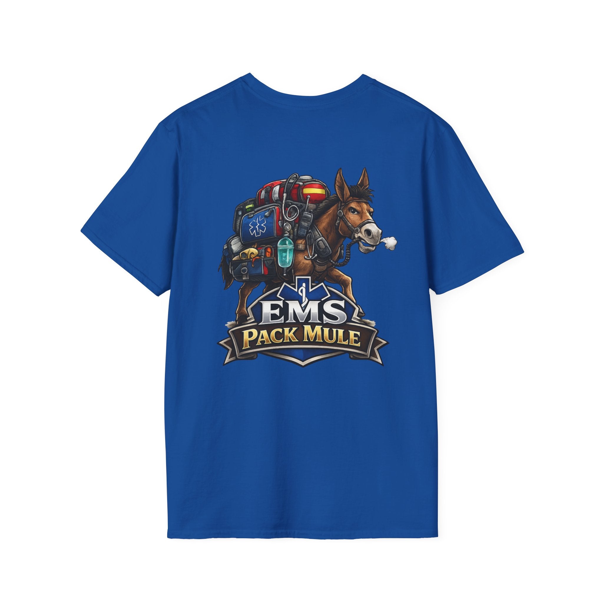 EMS Pack Mule EMS & Firefighter Humor T-Shirt
